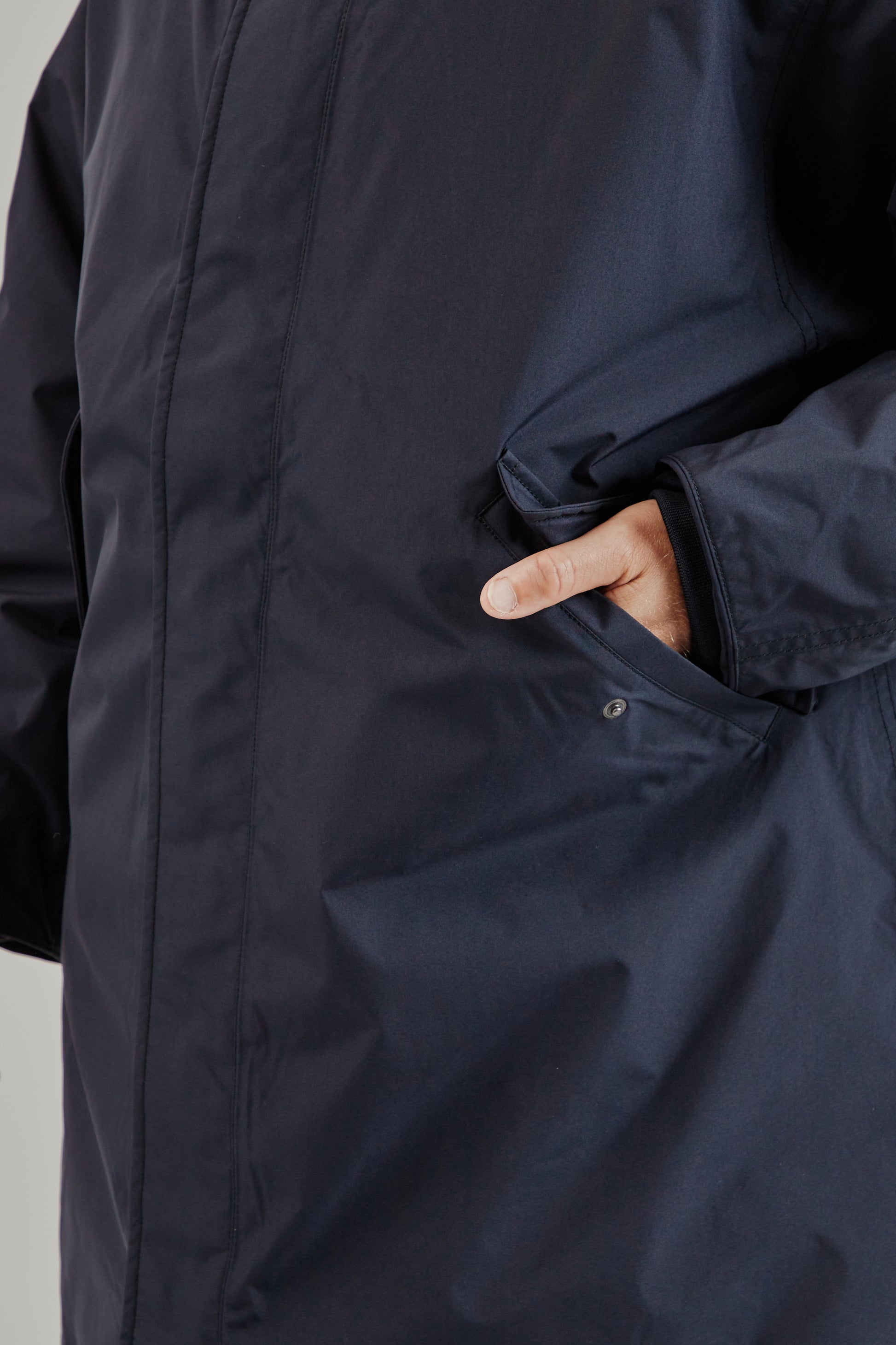 Nanamica FW25 Gore-Tex Long Down Coat Navy 12