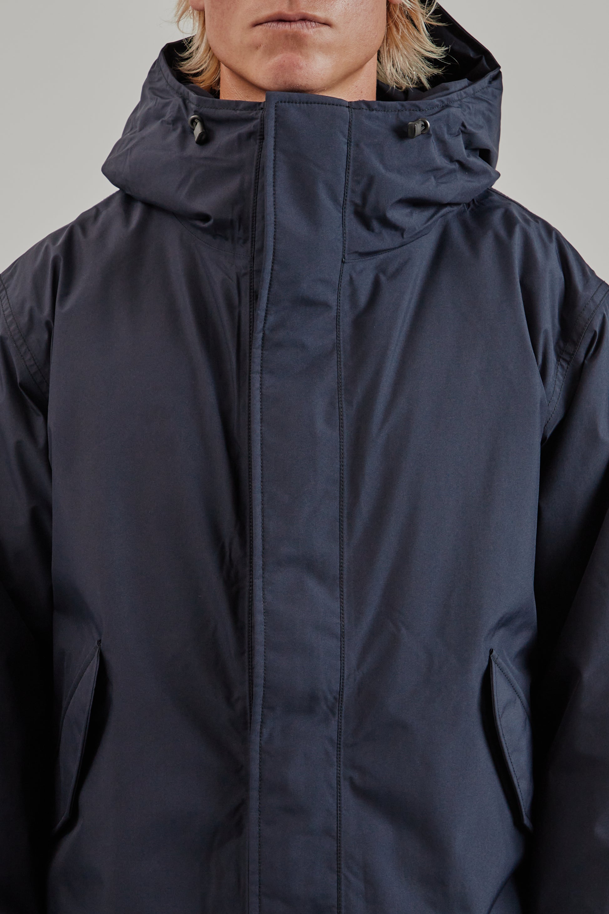 Nanamica FW25 Gore-Tex Long Down Coat Navy 5