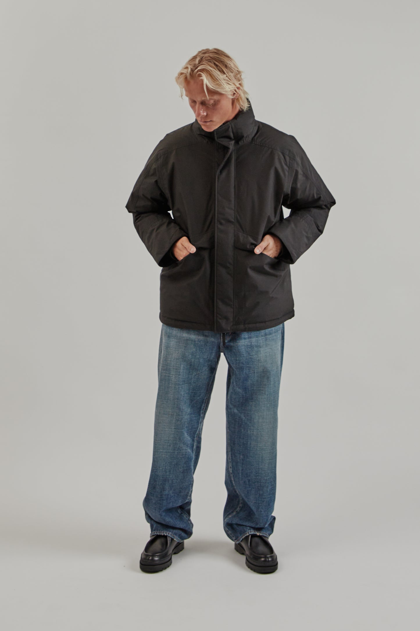 Nanamica FW25 Gore-Tex Short Down Jacket Black 1