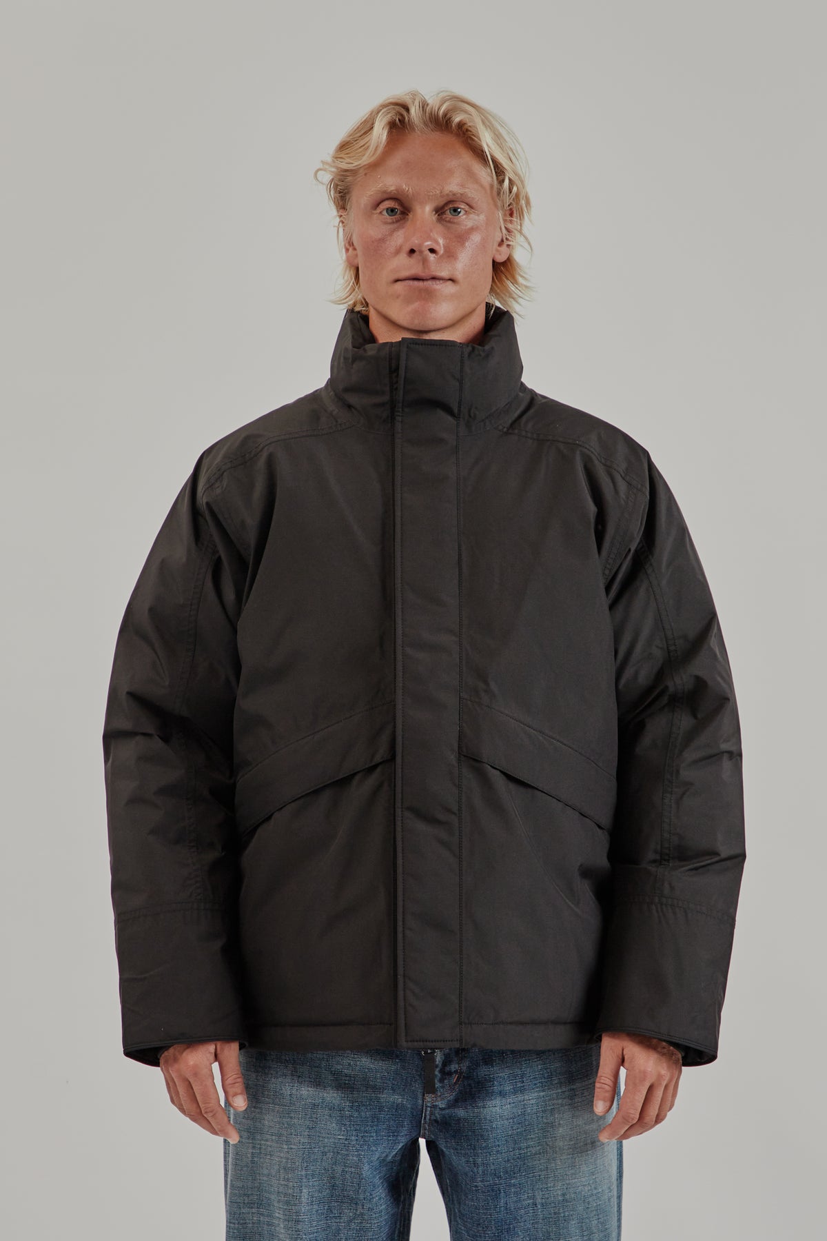 Nanamica Gore-Tex Short Down Jacket - Black | Wallace Mercantile Shop