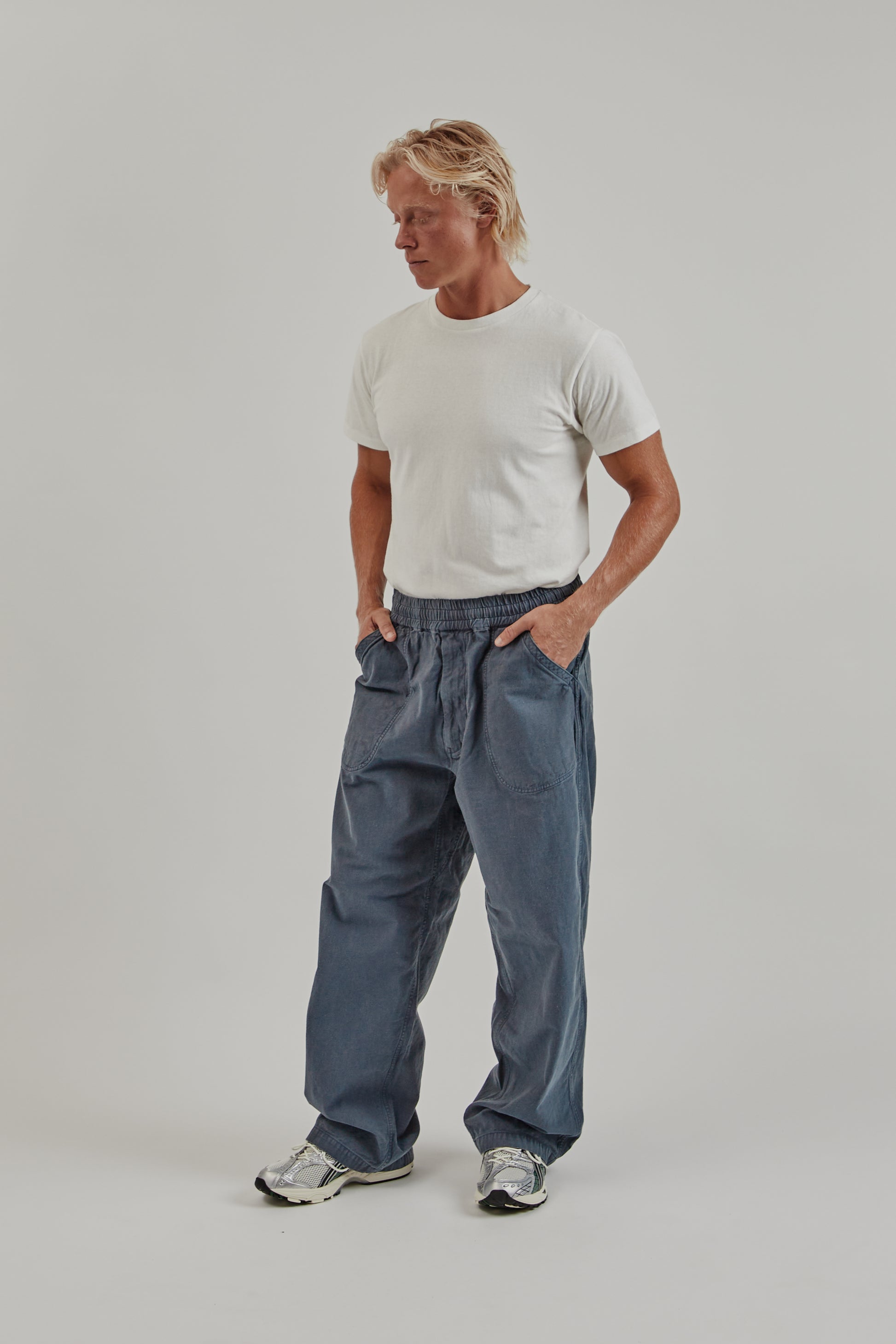 Nanamica FW25 Indigo Deck Pants Light Indigo 9