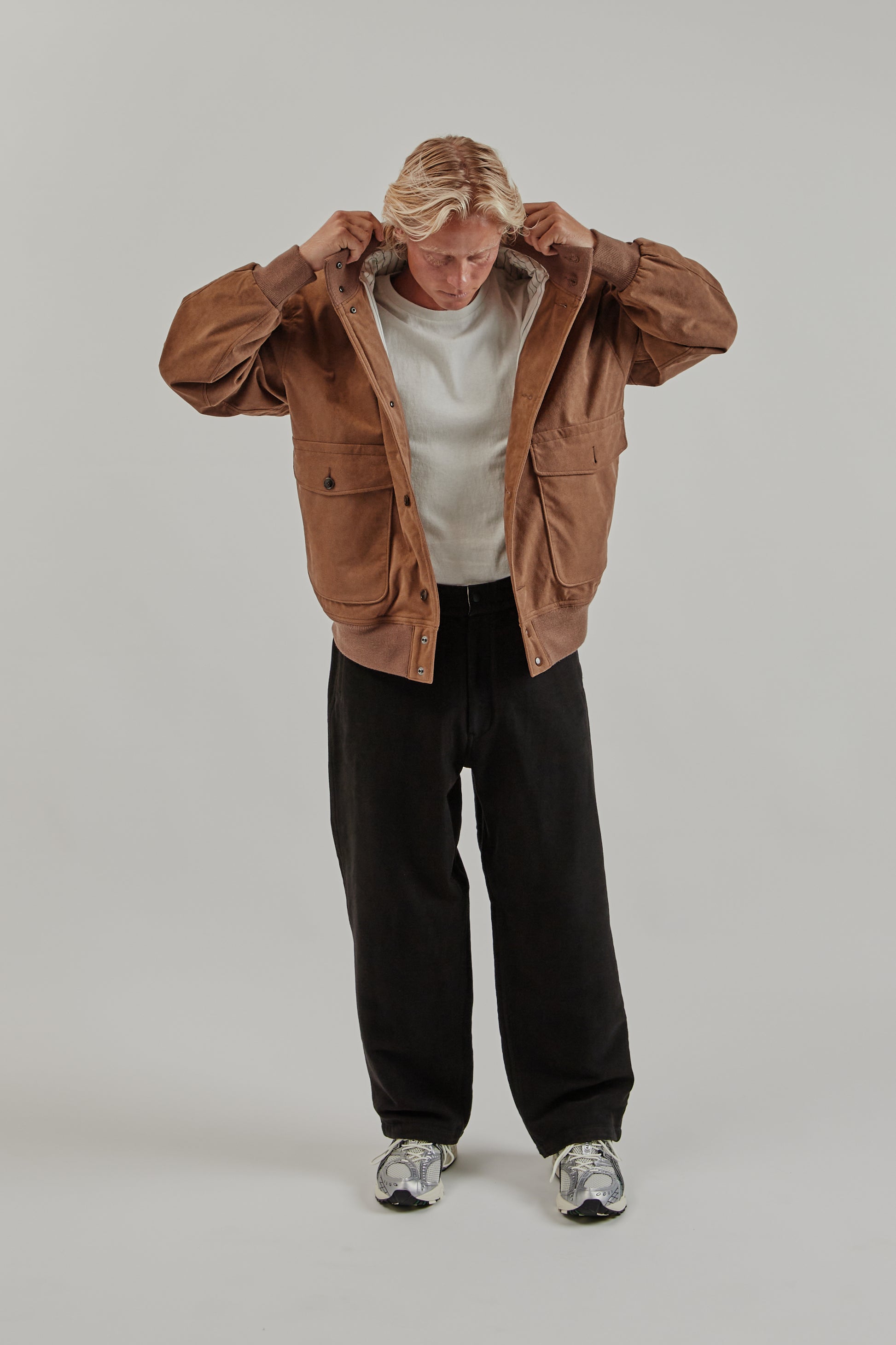 Nanamica FW25 Insulation Crew Jacket Beige 13