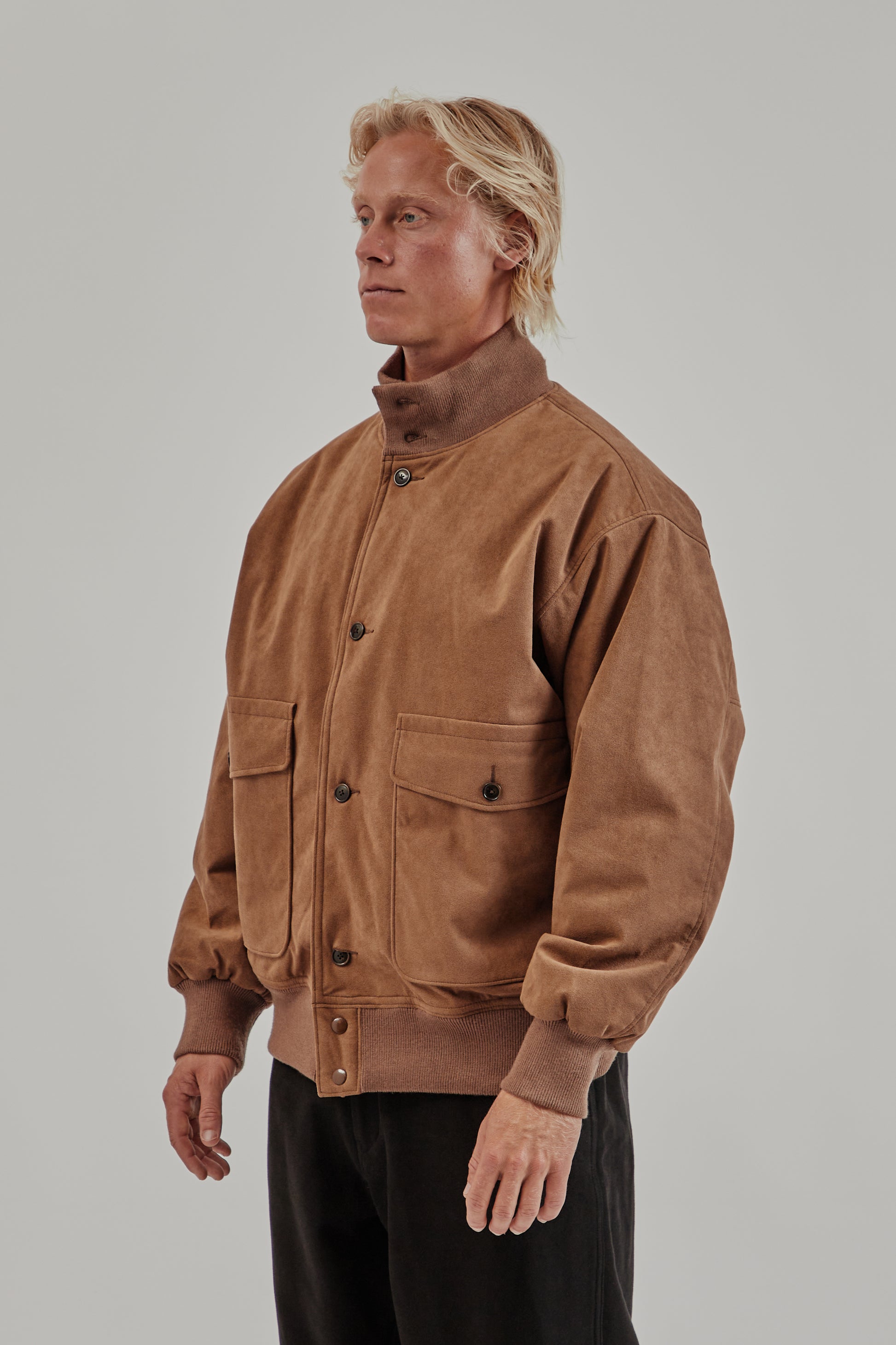 Nanamica FW25 Insulation Crew Jacket Beige 3