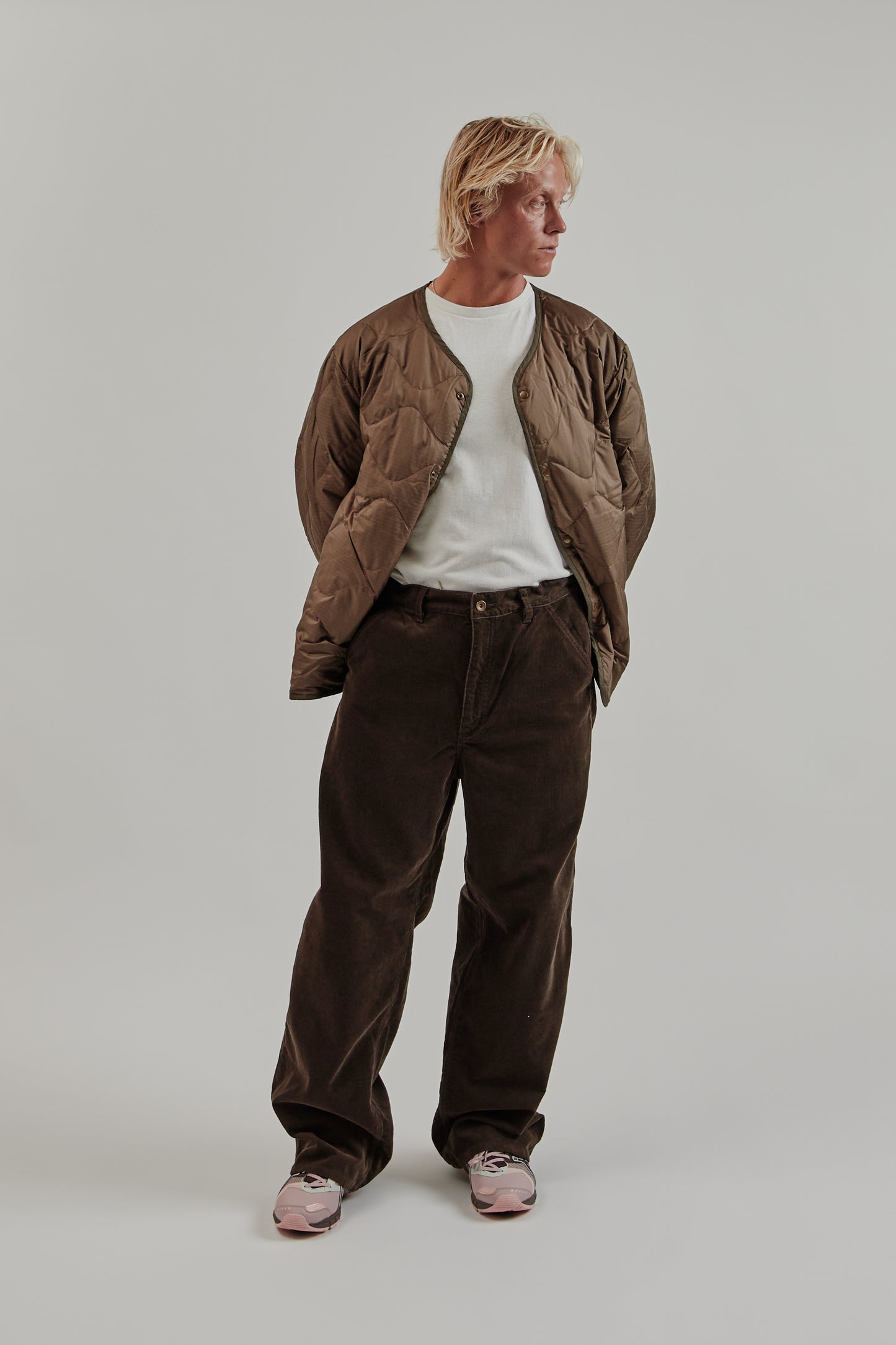 Nanamica FW25 Reversible Down Cardigan Brown 21