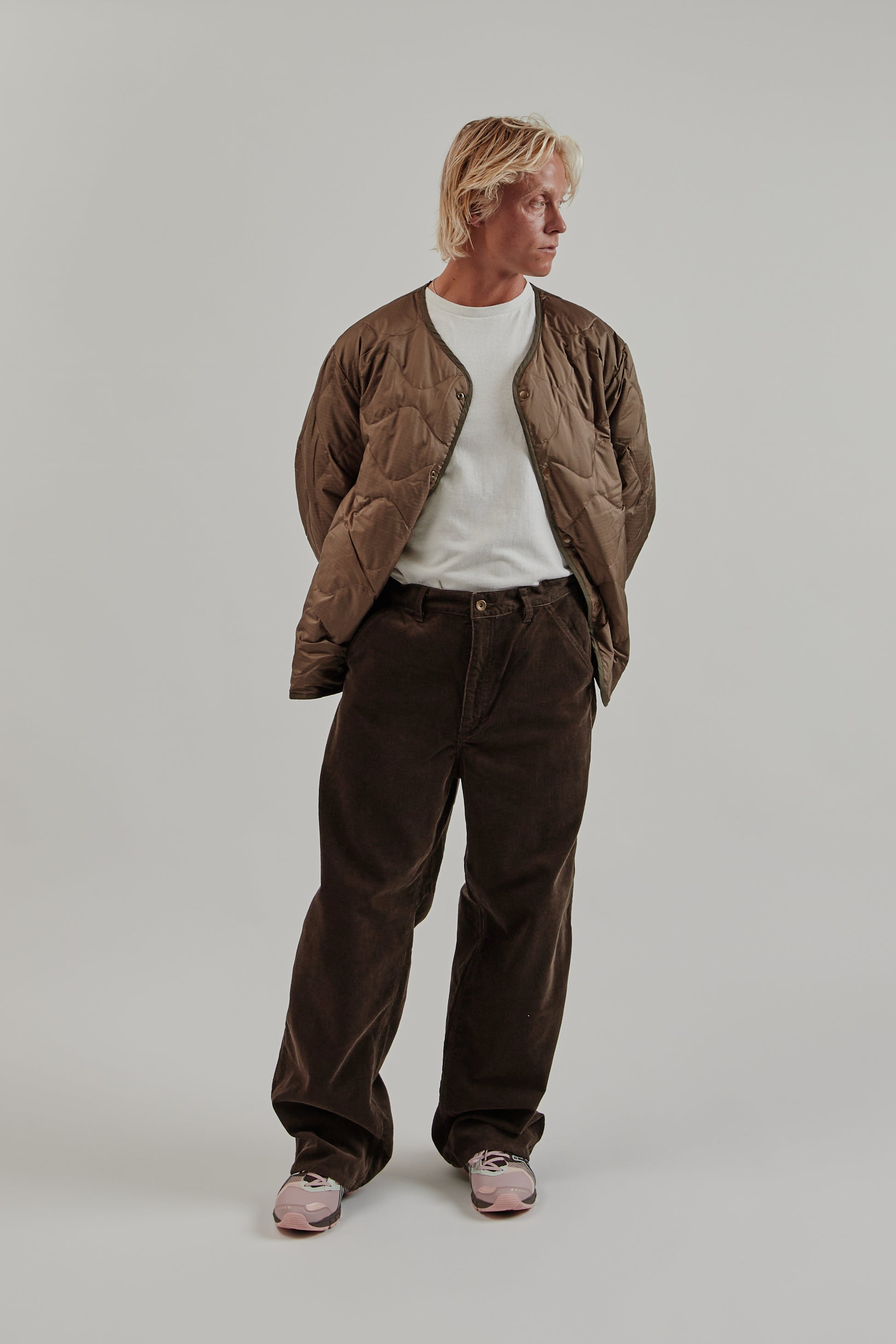 Nanamica FW25 Reversible Down Cardigan Brown 21
