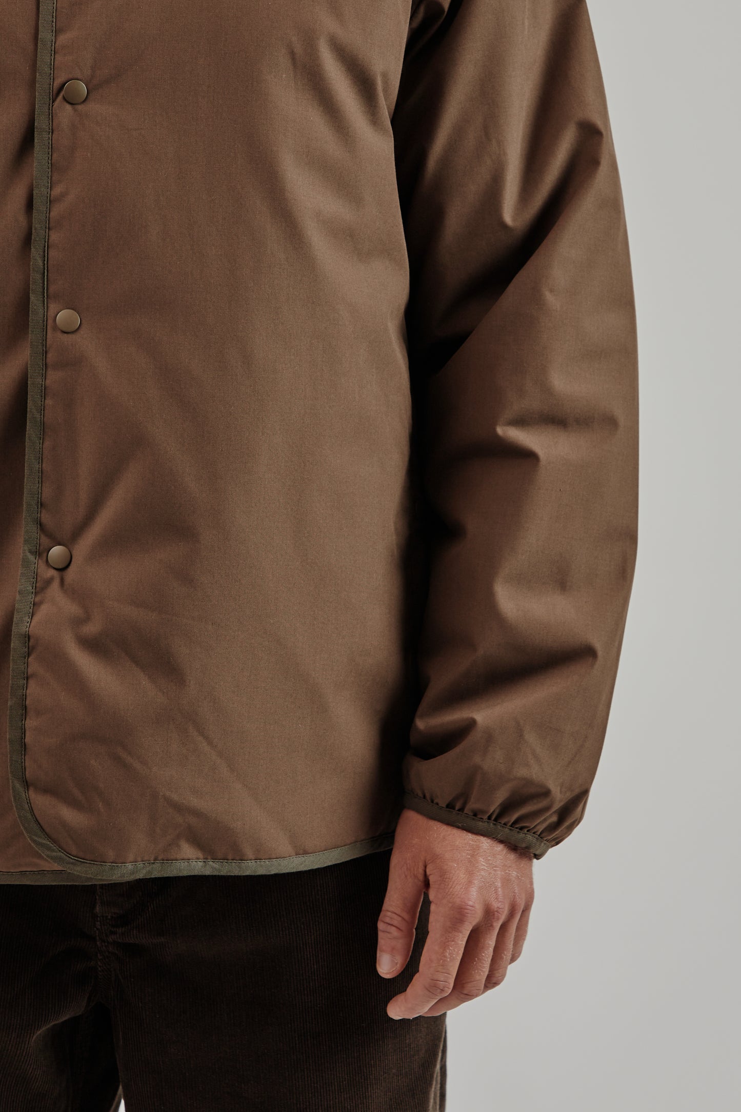 Nanamica FW25 Reversible Down Cardigan Brown 8