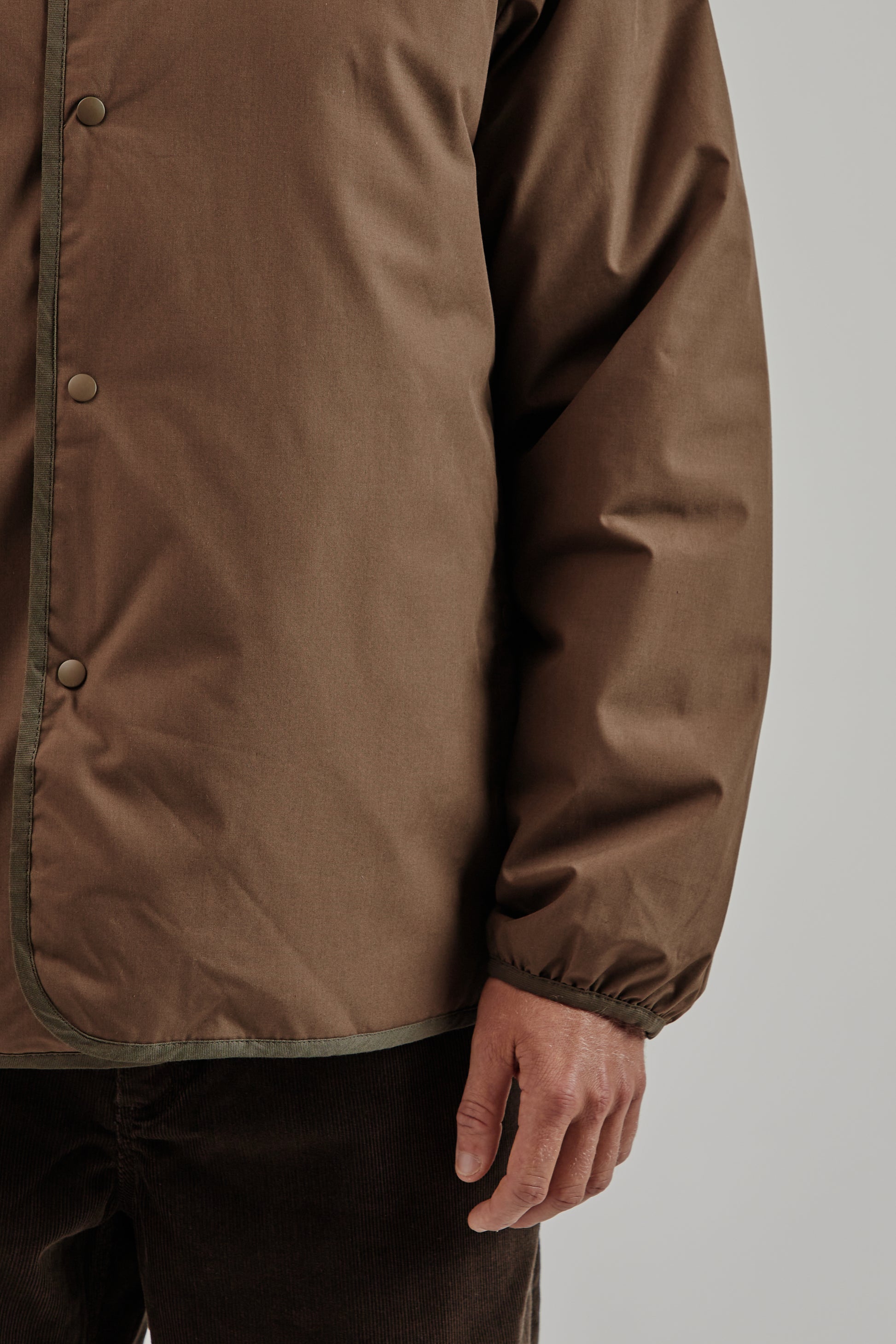 Nanamica FW25 Reversible Down Cardigan Brown 8