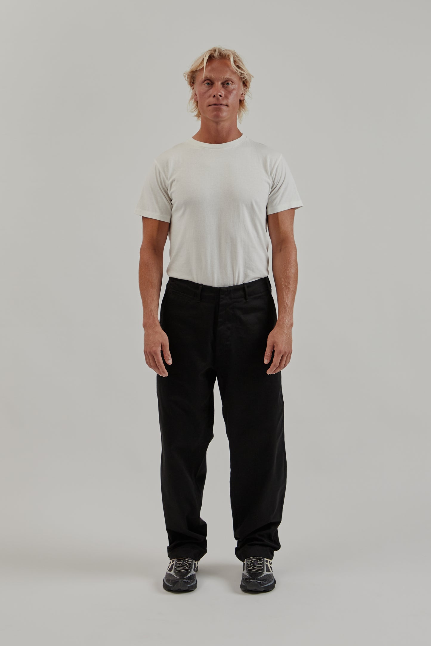 Nanamica FW25 Wide Chino Pants Black 1