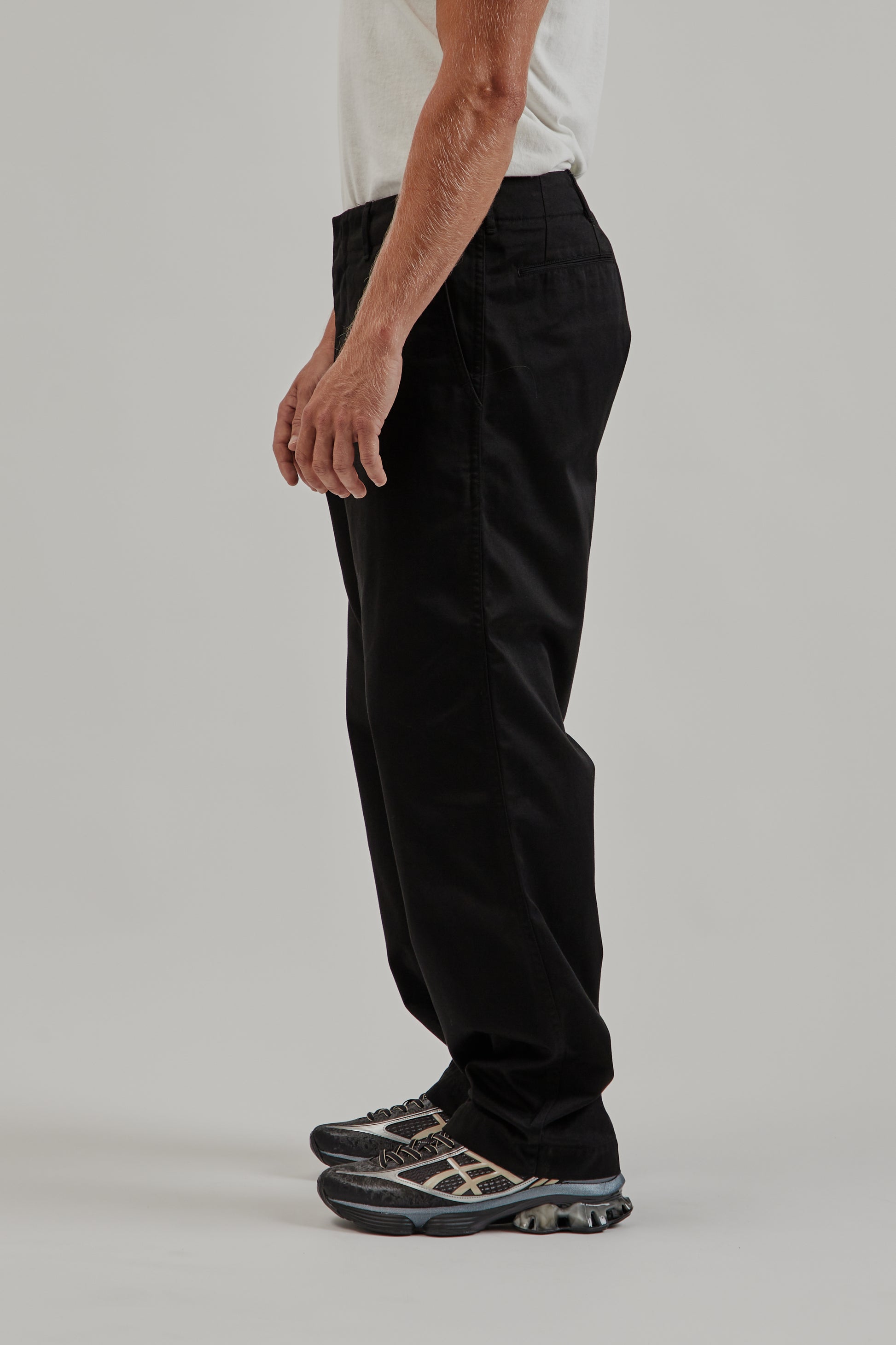 Nanamica FW25 Wide Chino Pants Black 3