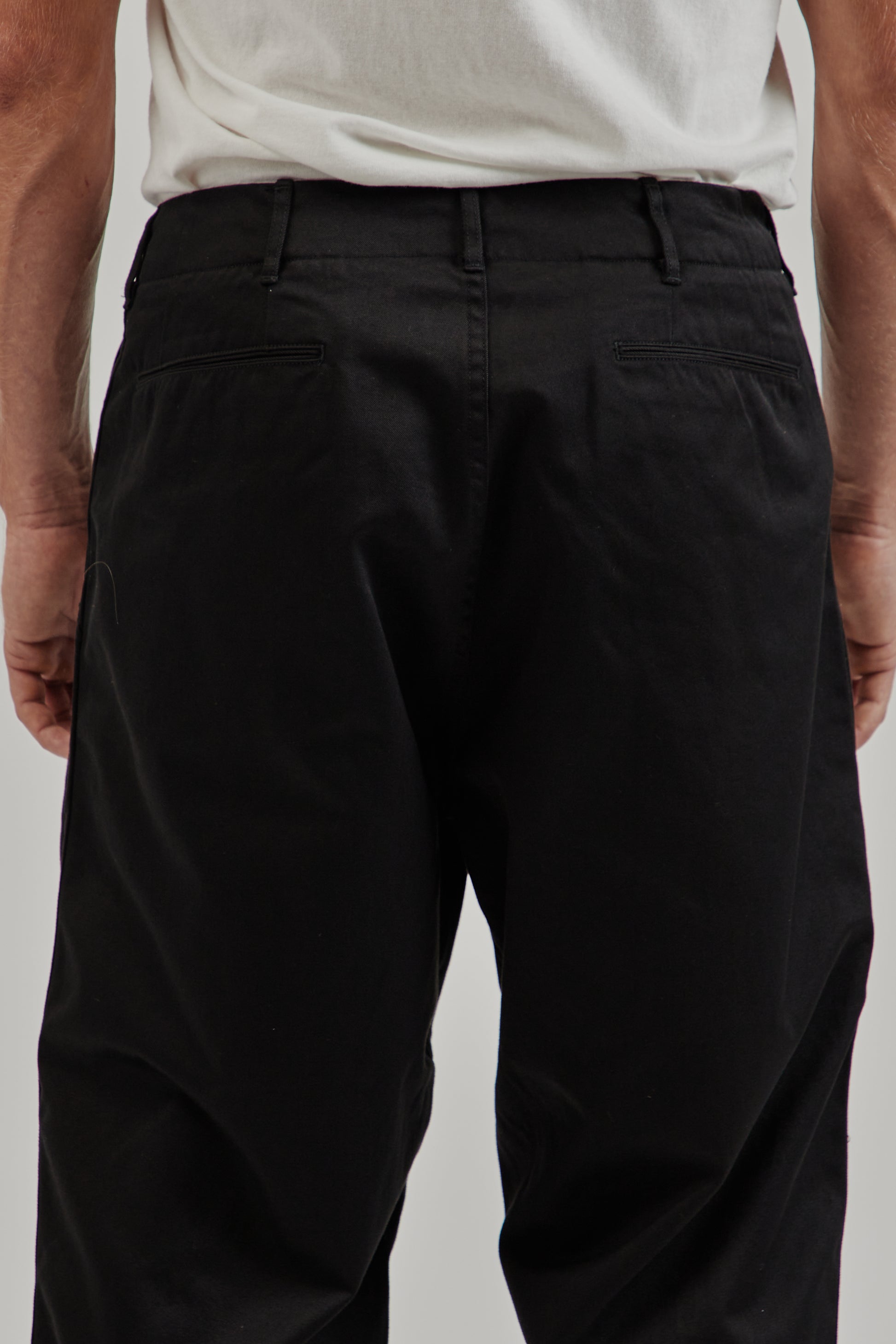 Nanamica FW25 Wide Chino Pants Black 5