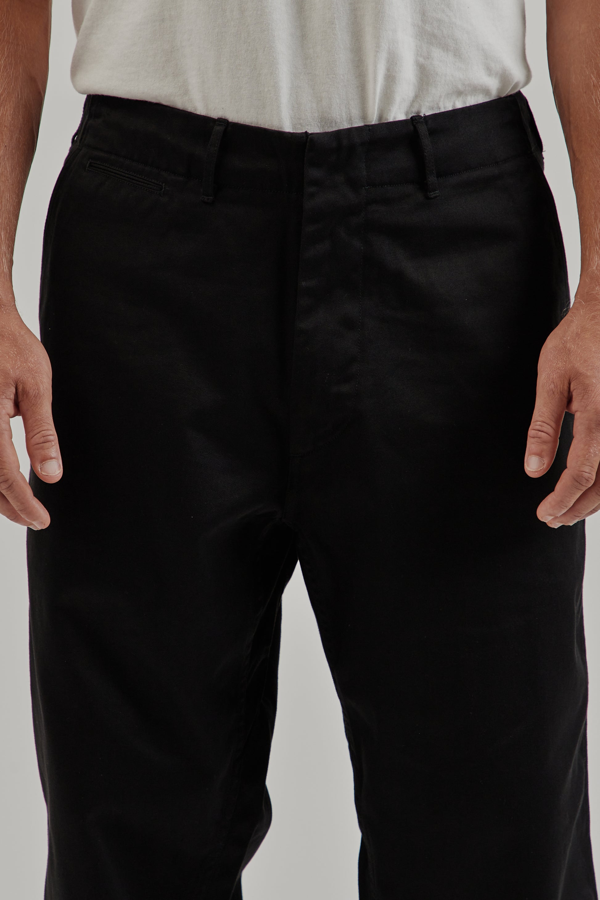 Nanamica FW25 Wide Chino Pants Black 6