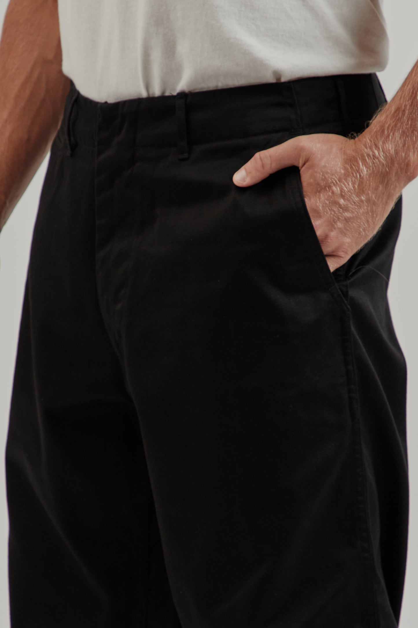 Nanamica FW25 Wide Chino Pants Black 7