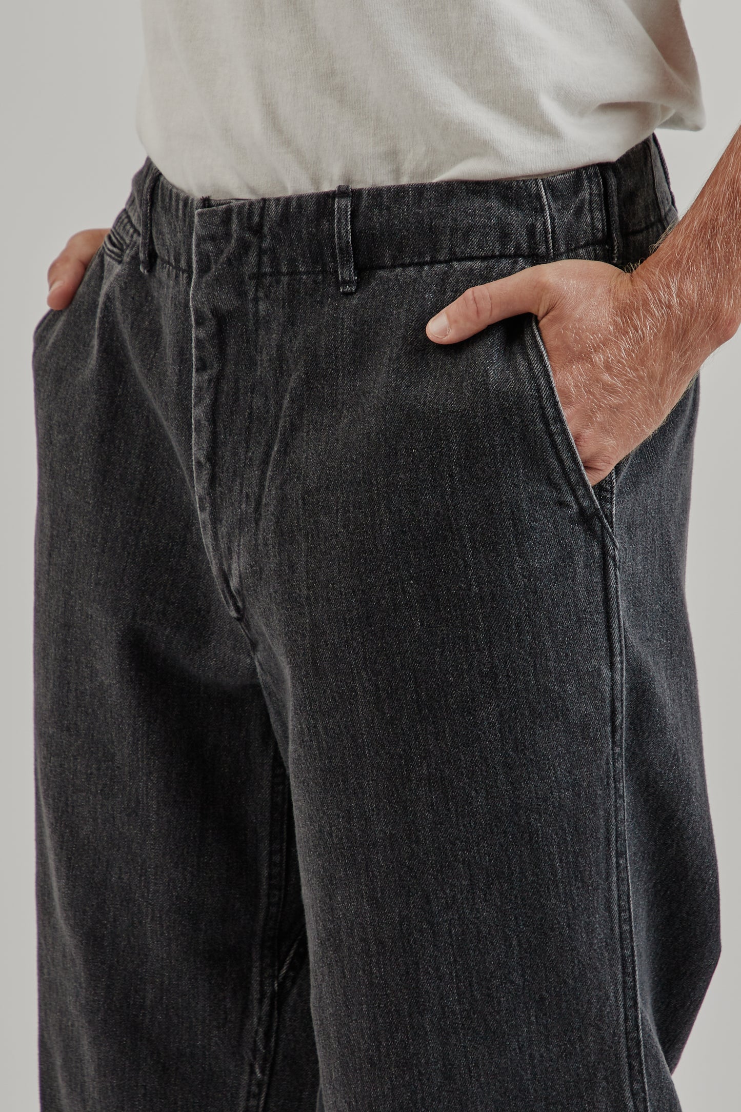 Nanamica FW25 Wide Denim Pants Gray 10