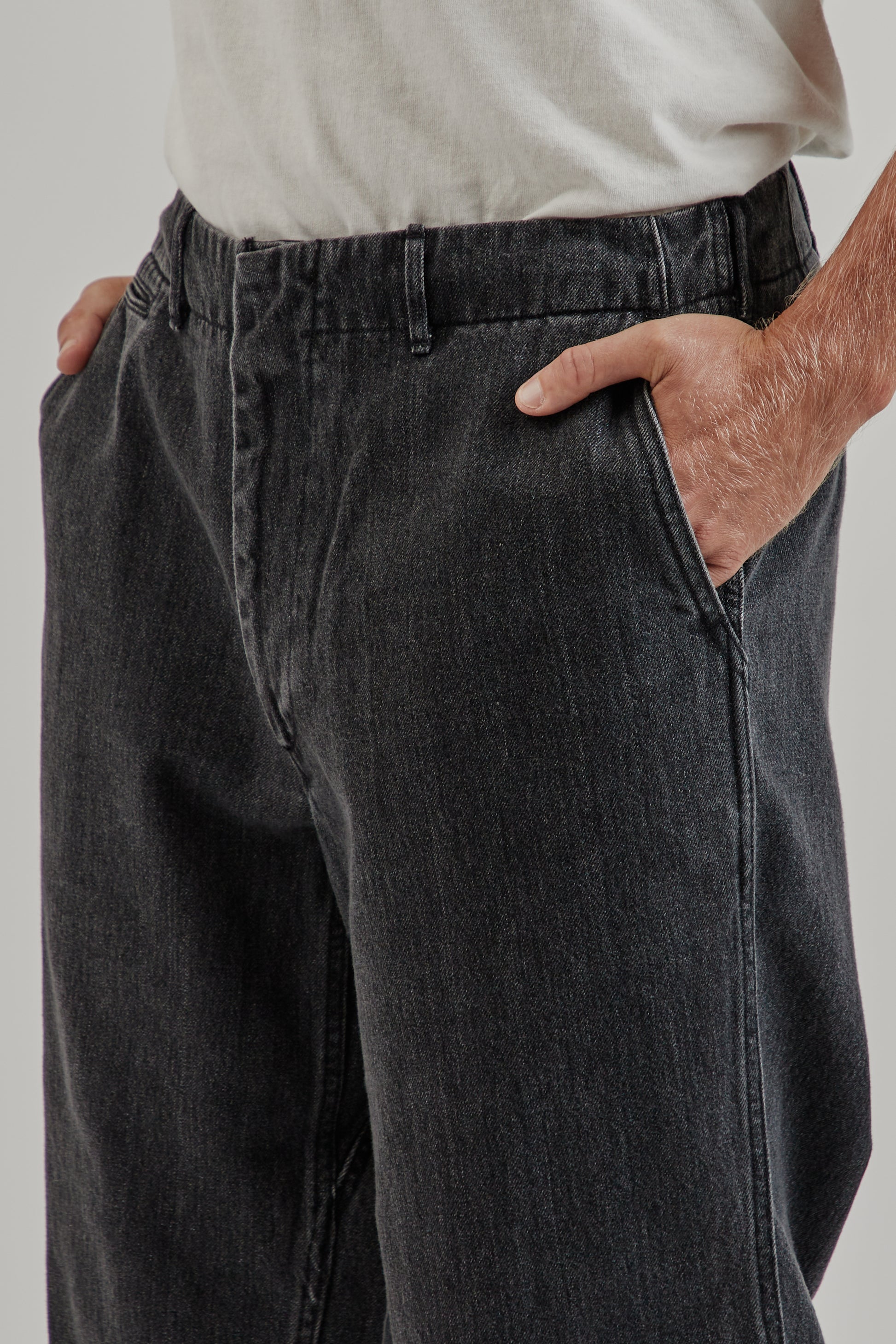 Nanamica FW25 Wide Denim Pants Gray 10