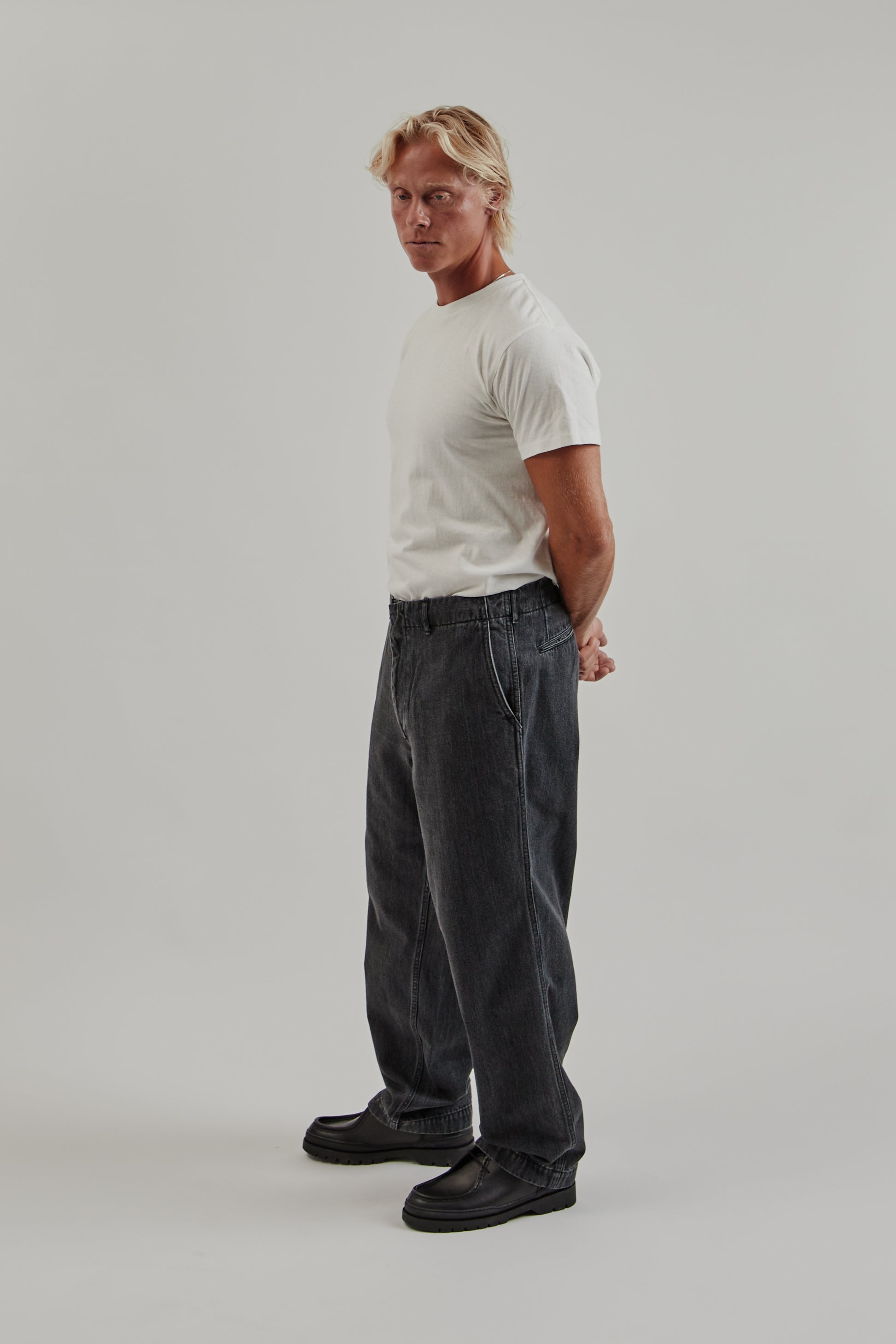 Nanamica FW25 Wide Denim Pants Gray 12