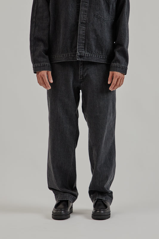 Nanamica FW25 Wide Denim Pants Gray 2