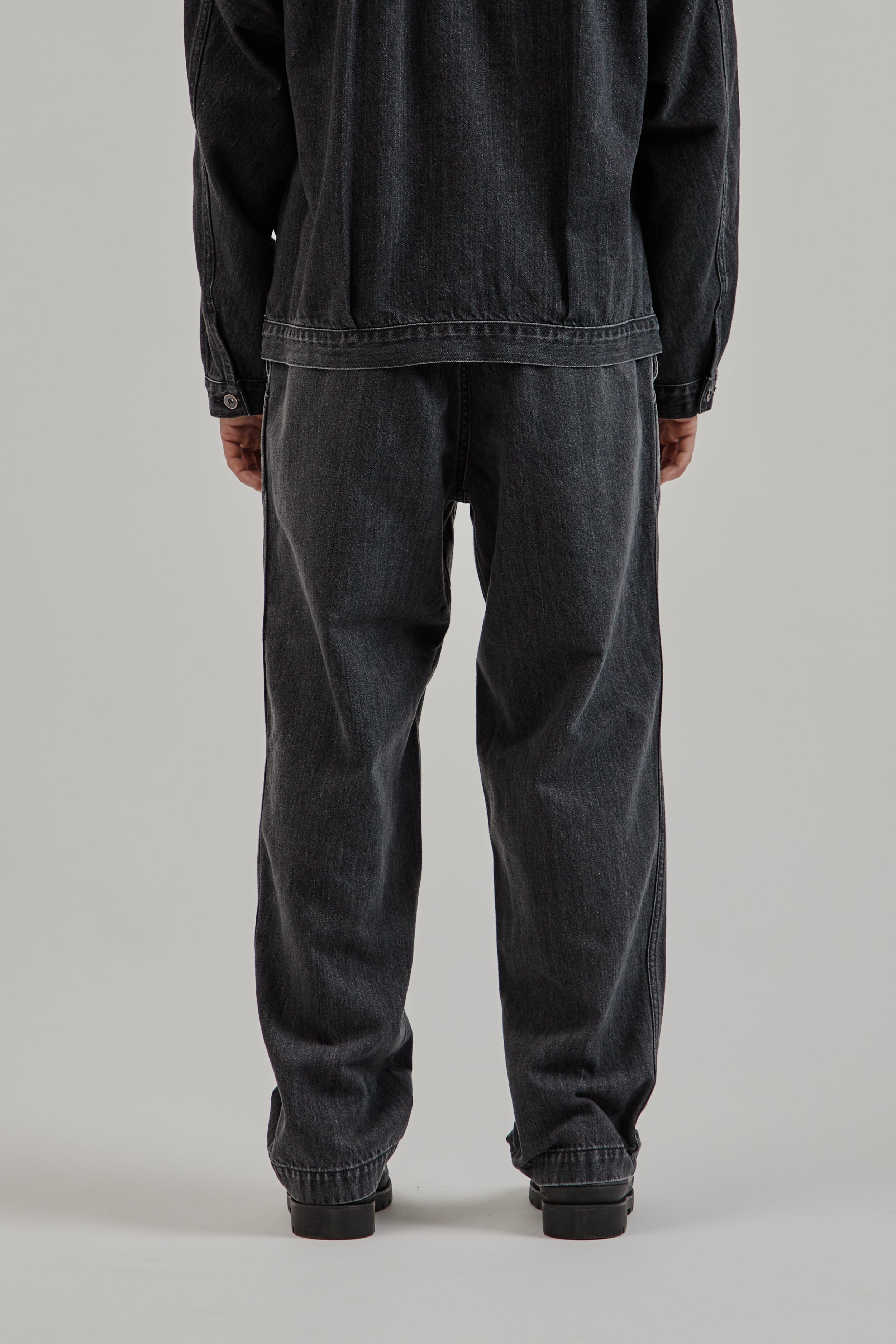 Nanamica Wide Denim Pants - Gray | Wallace Mercantile Shop