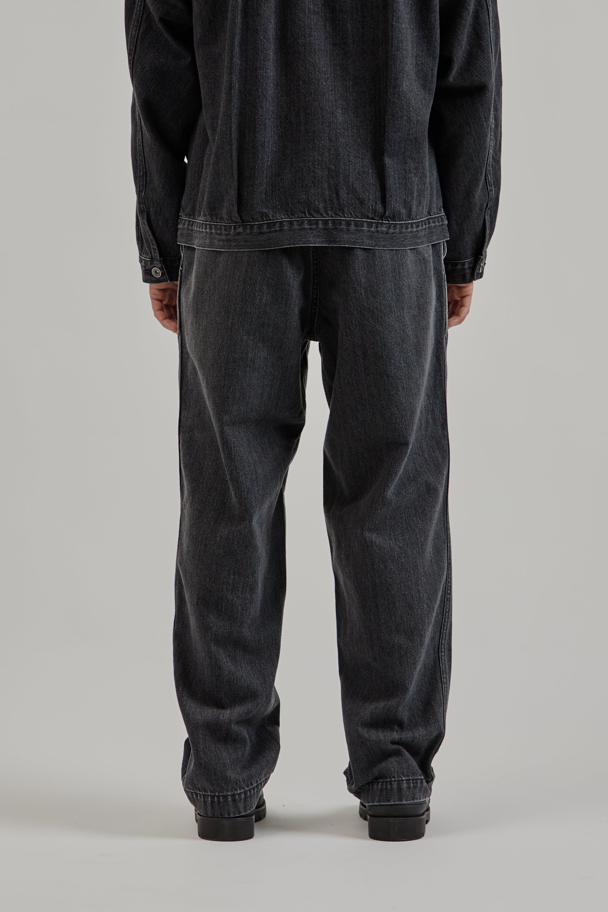 Nanamica FW25 Wide Denim Pants Gray 4