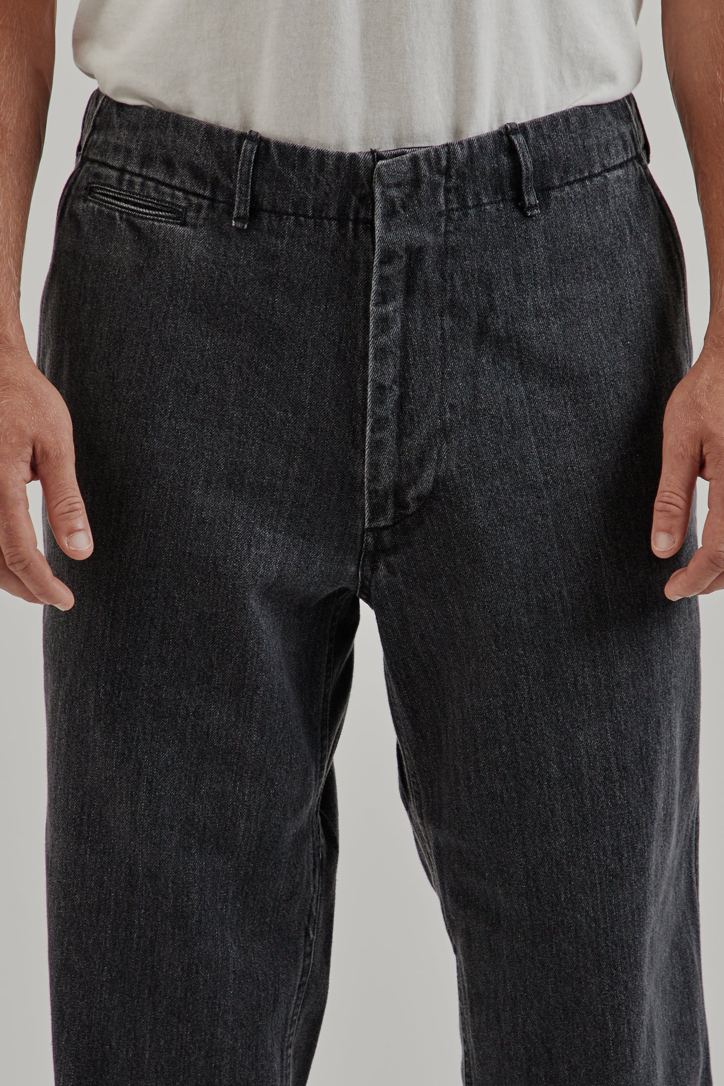 Nanamica FW25 Wide Denim Pants Gray 9
