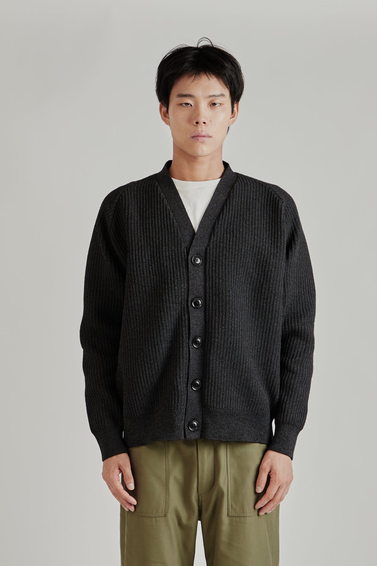 5G Knit Cardigan - Black