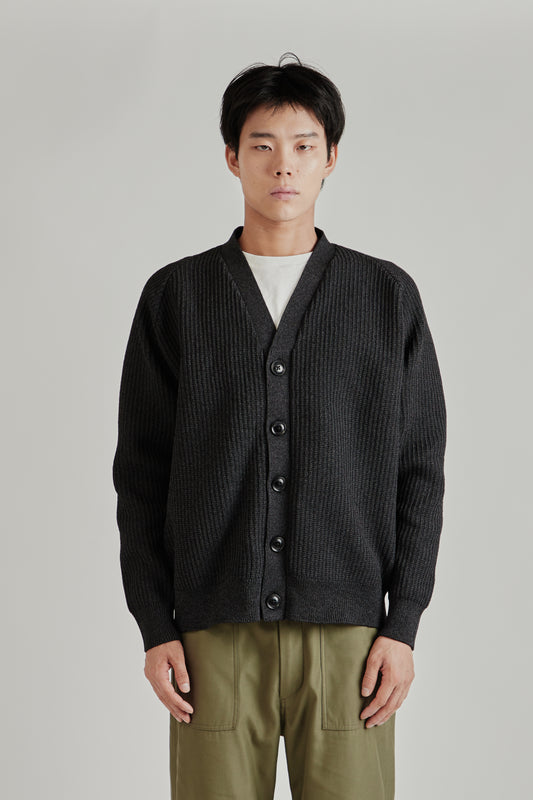 5G Knit Cardigan - Black