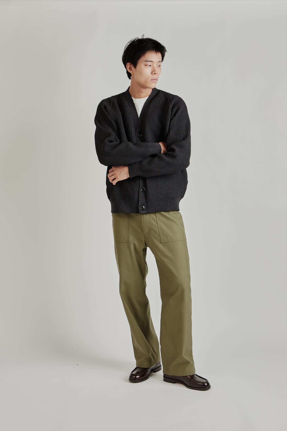 5G Knit Cardigan - Black