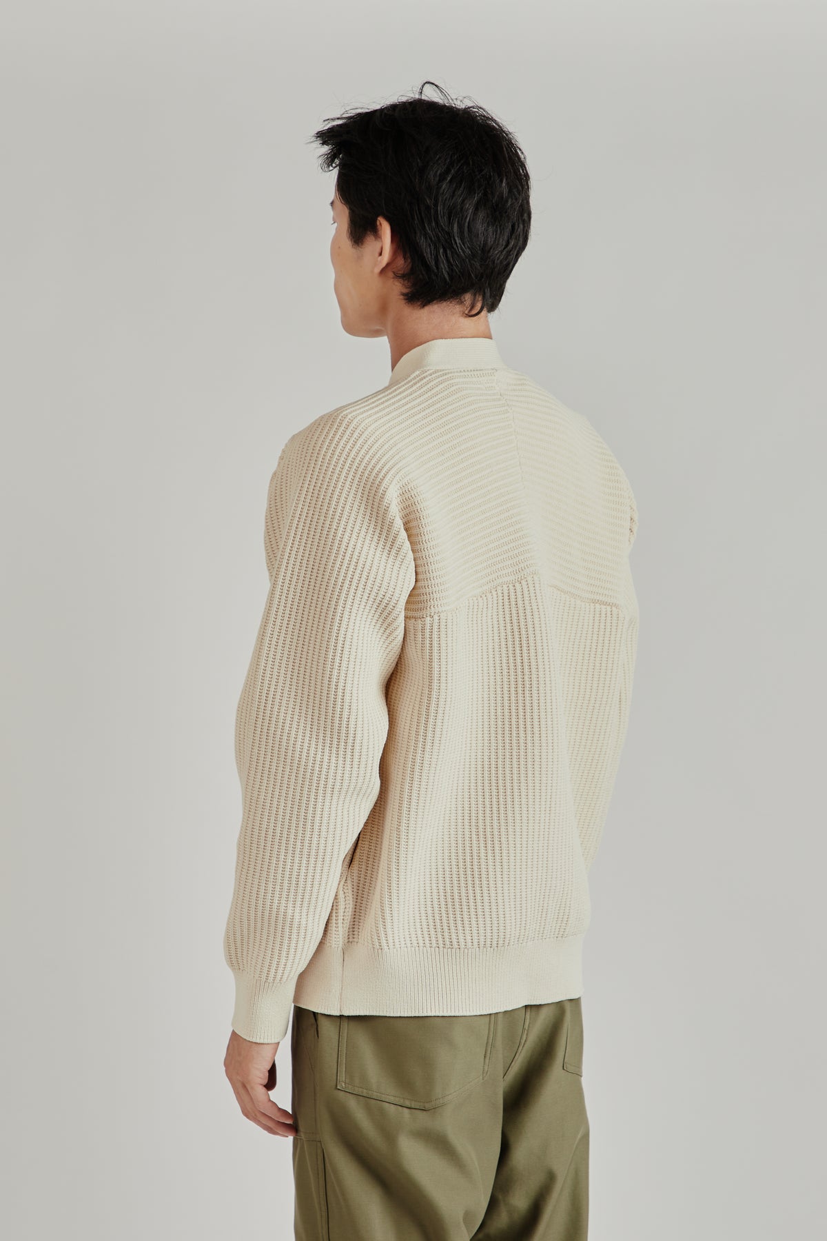 5G Knit Cardigan - Ivory