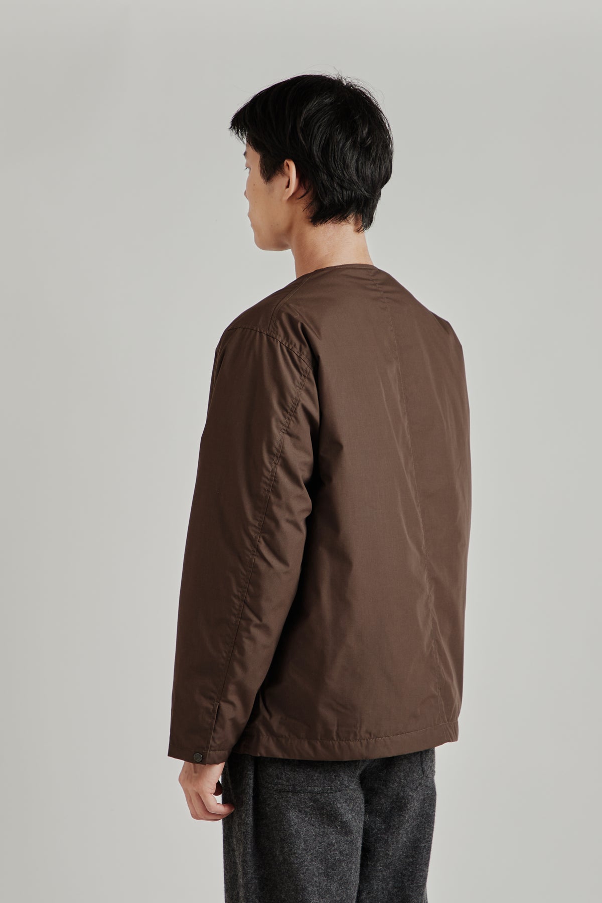 Down Cardigan - Brown
