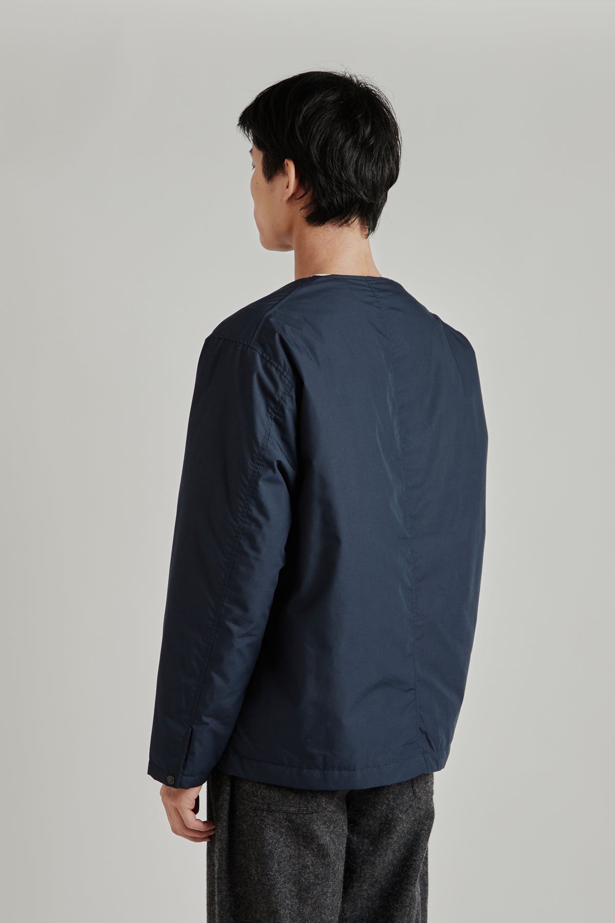 Down Cardigan - Navy