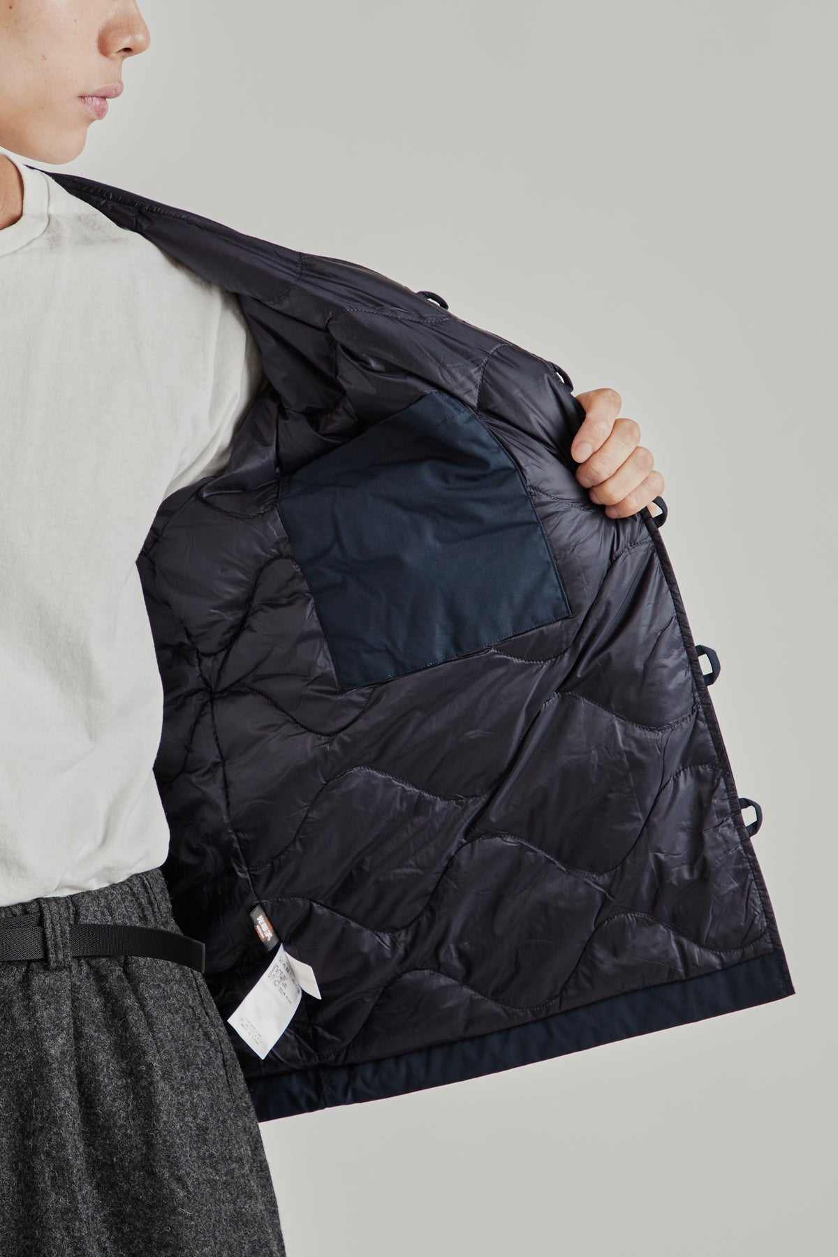 Down Cardigan - Navy