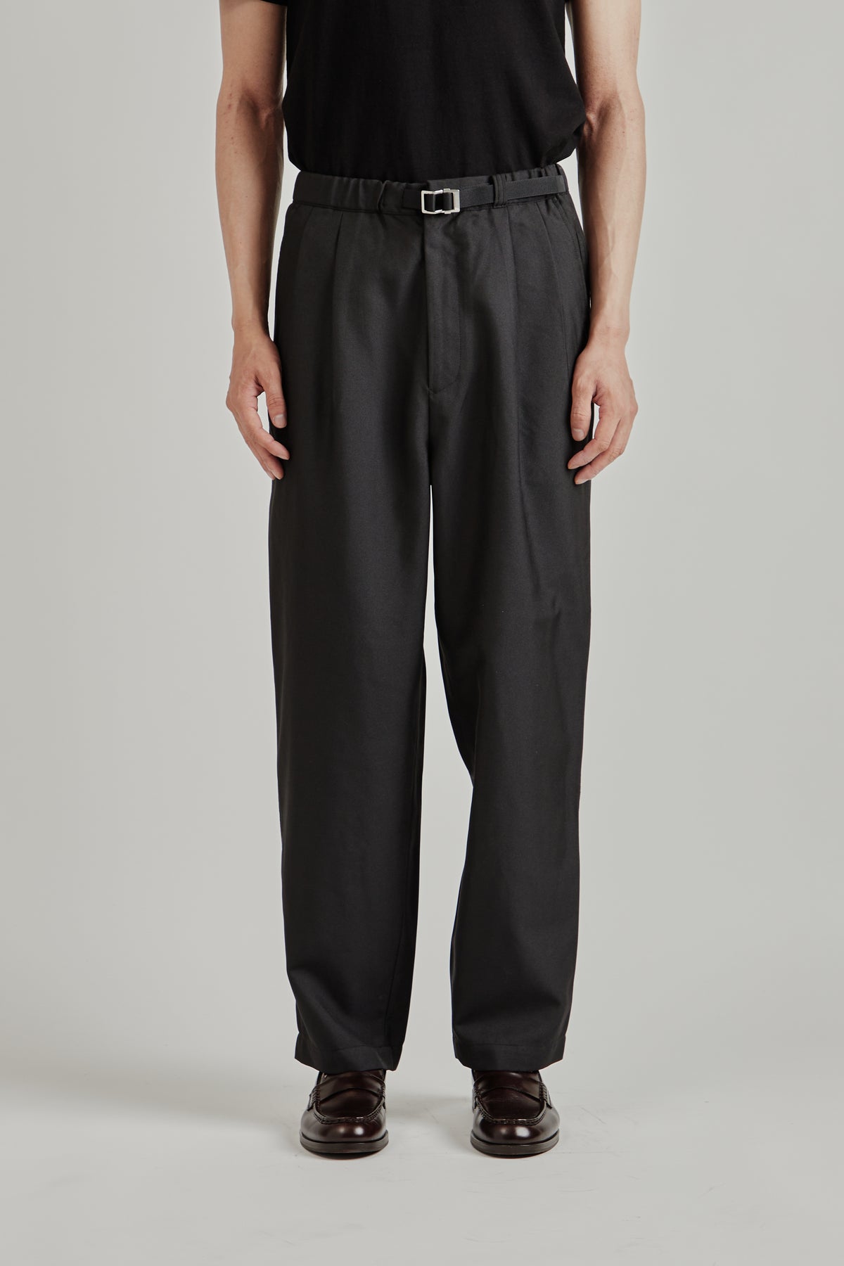 Polyester Twill Club Pants - Black