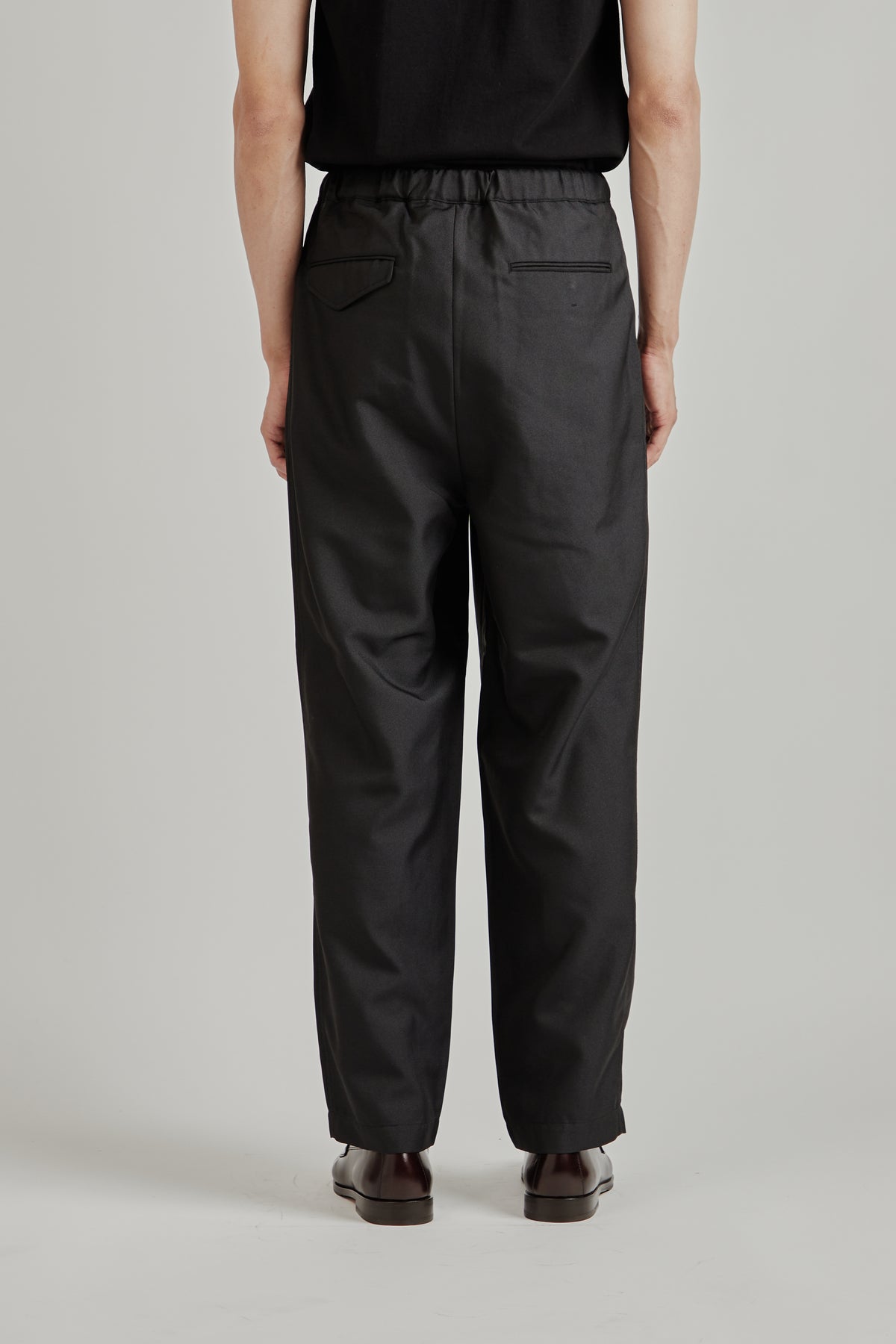 Polyester Twill Club Pants - Black