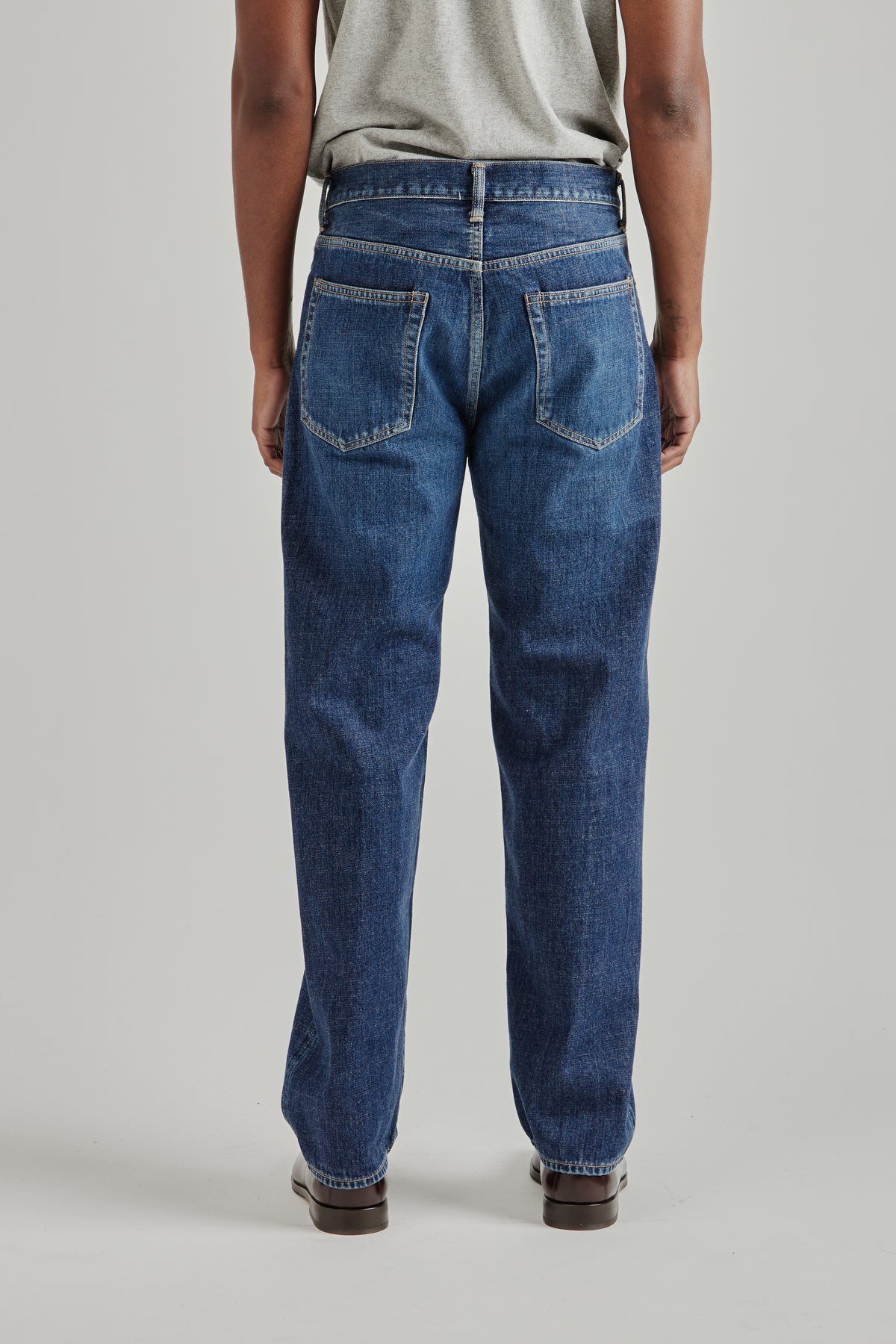 Selvage Denim Straight Pants - Vintage Indigo
