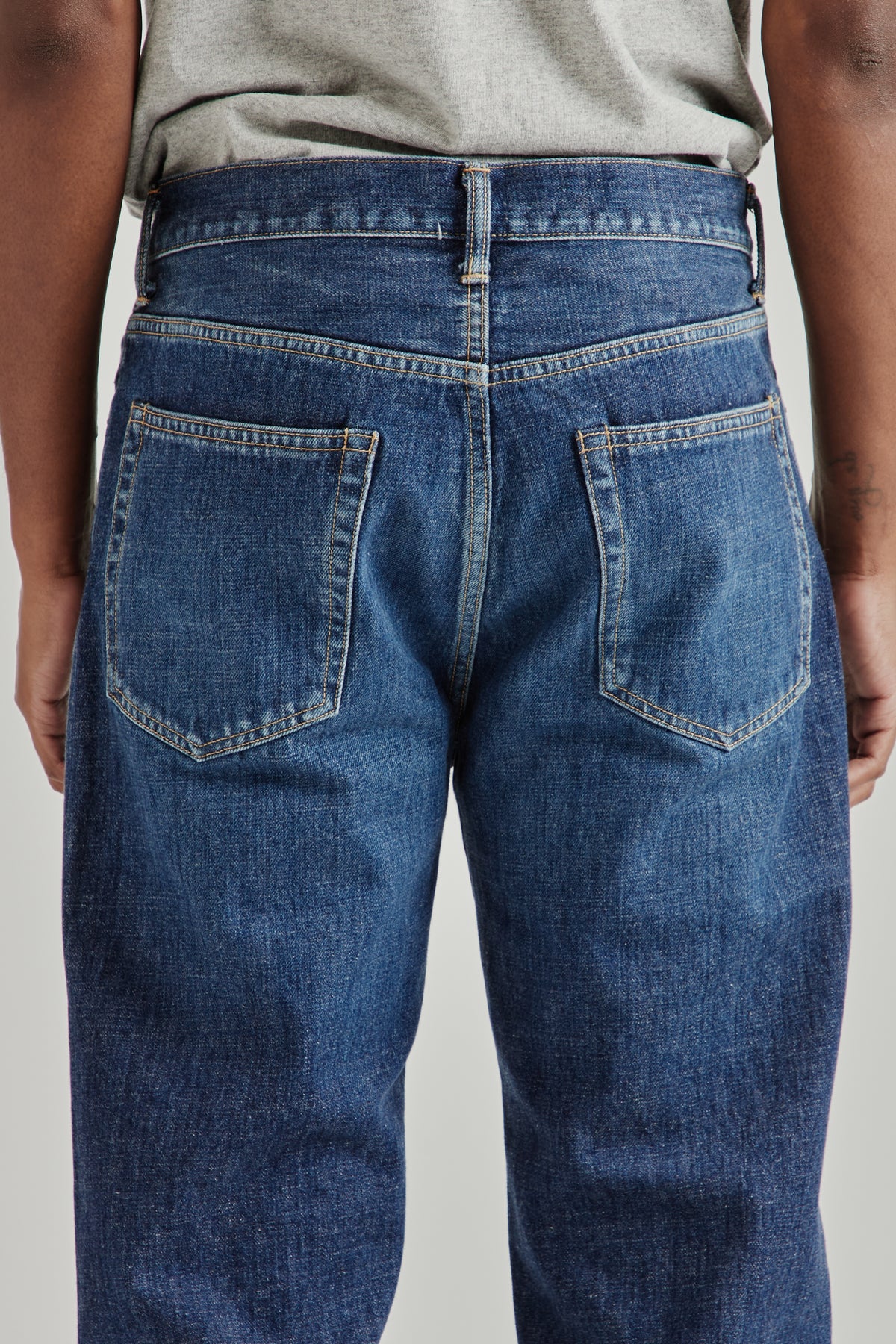 Selvage Denim Straight Pants - Vintage Indigo