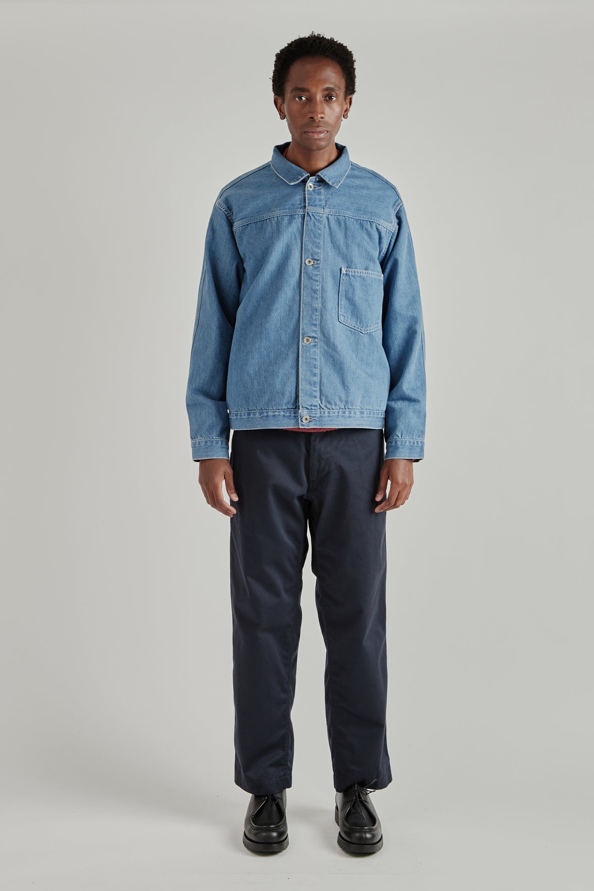 Short Denim Jacket - Indigo