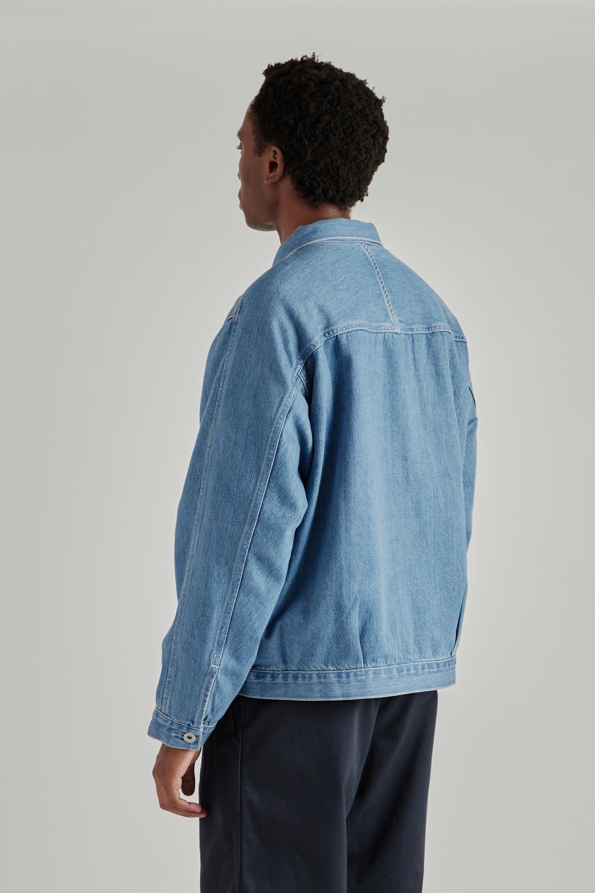 Short Denim Jacket - Indigo
