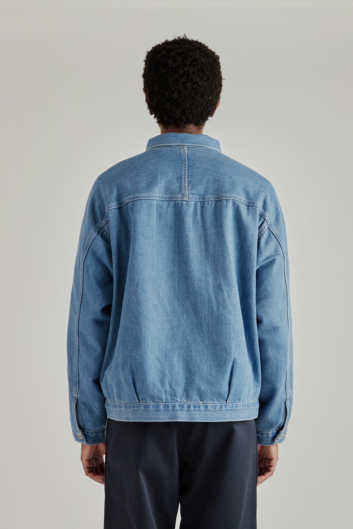 Short Denim Jacket - Indigo