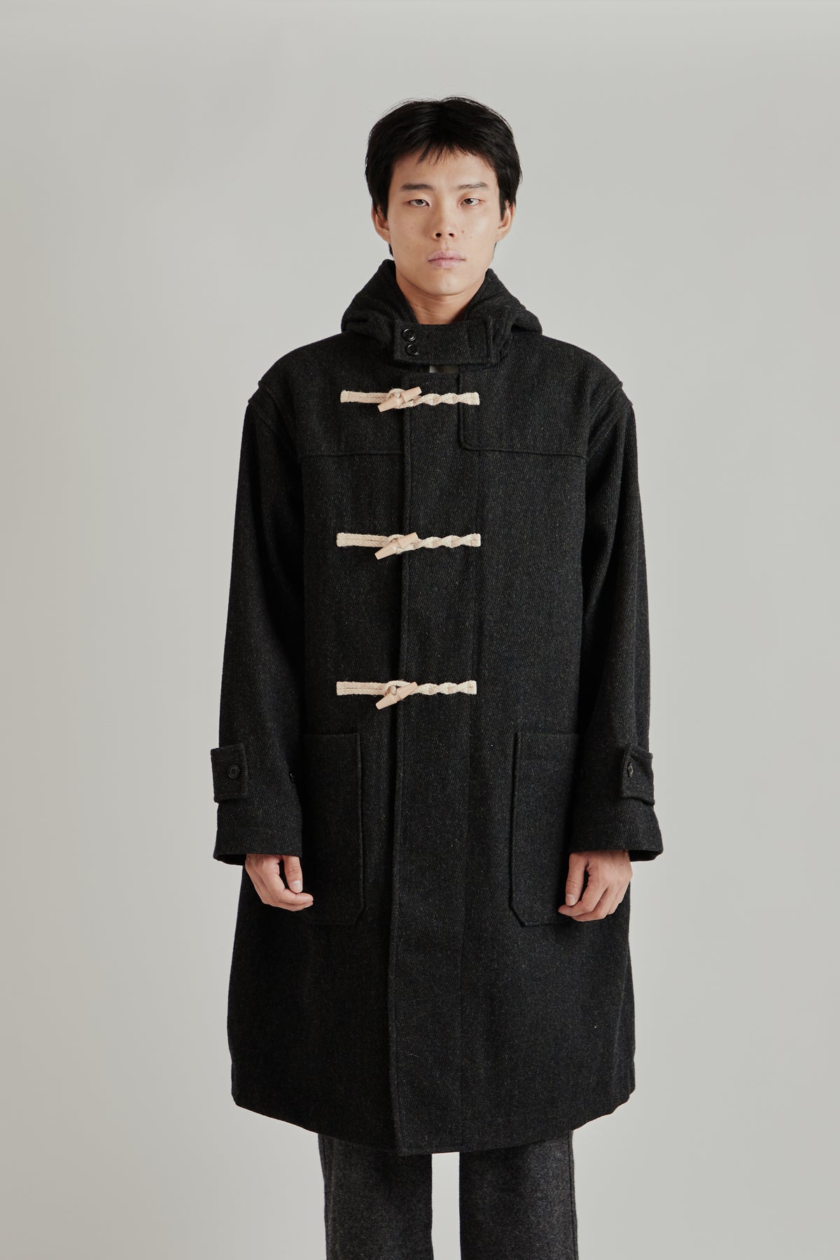 WINDSTOPPER Duffle Coat - Black