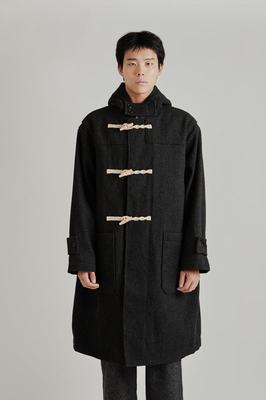 WINDSTOPPER Duffle Coat - Black