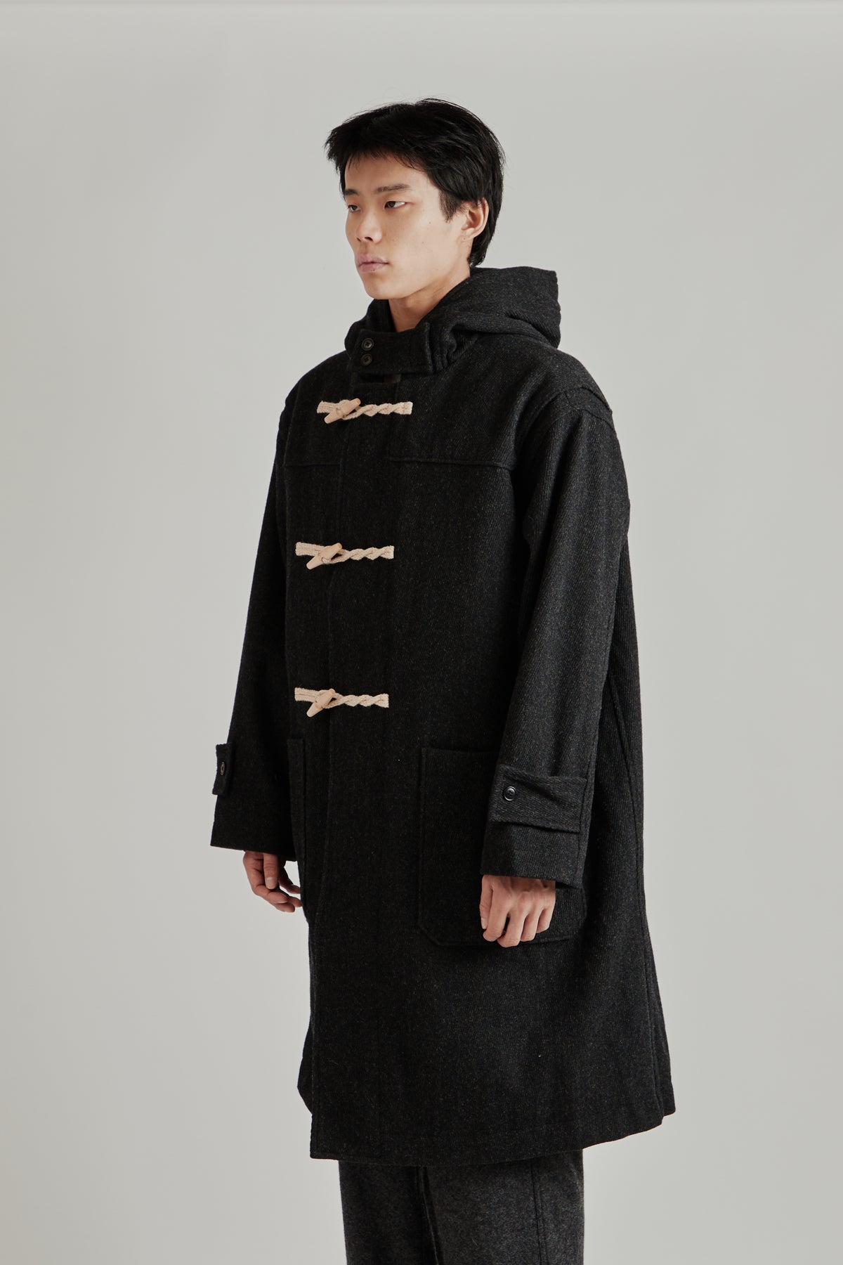 WINDSTOPPER Duffle Coat - Black