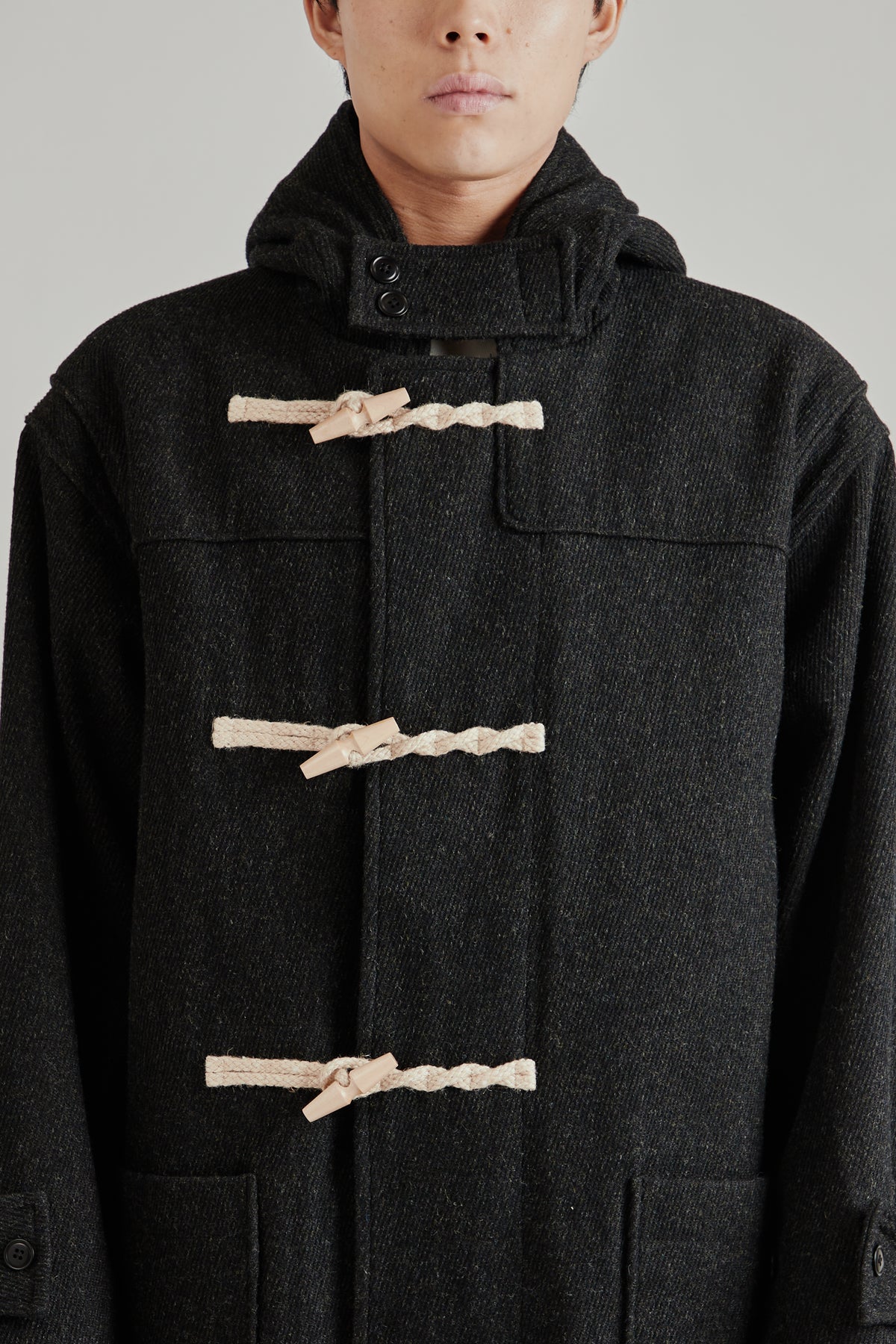 WINDSTOPPER Duffle Coat - Black