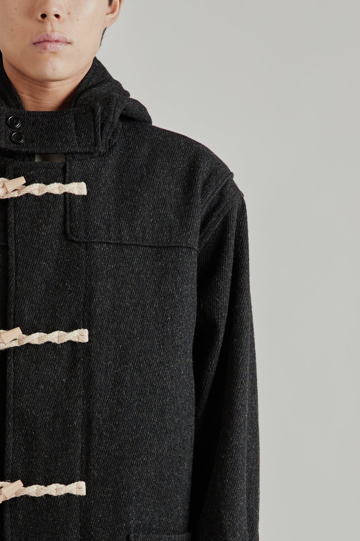 WINDSTOPPER Duffle Coat - Black