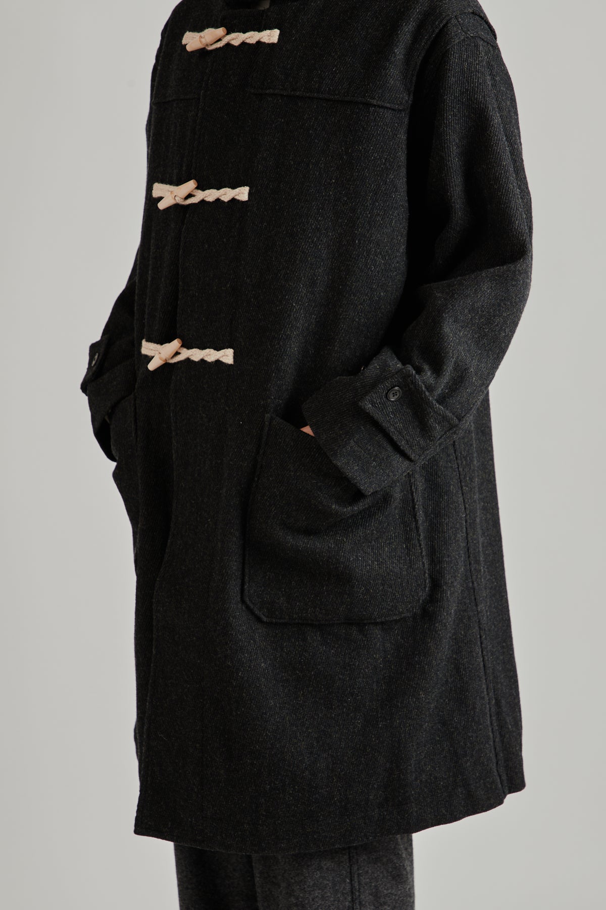 WINDSTOPPER Duffle Coat - Black
