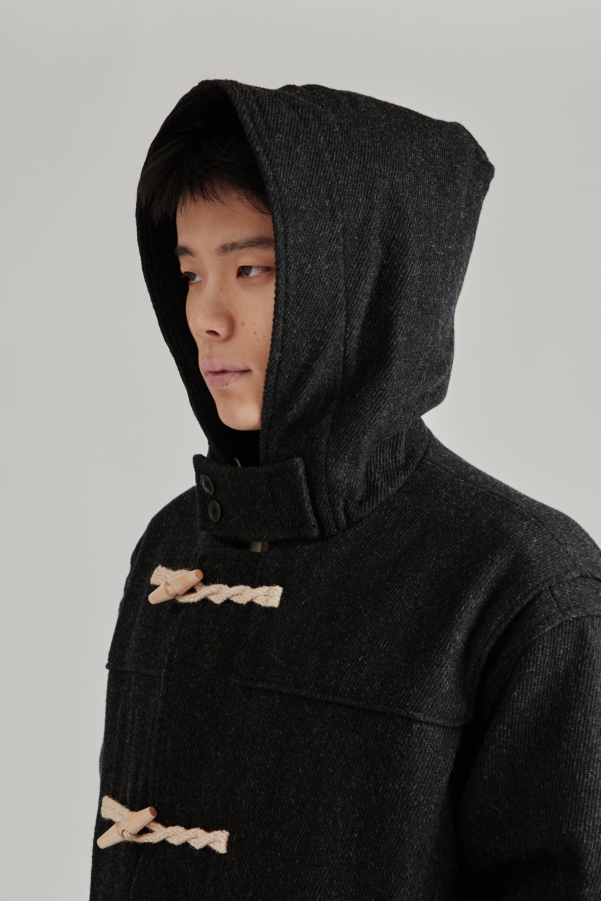 WINDSTOPPER Duffle Coat - Black