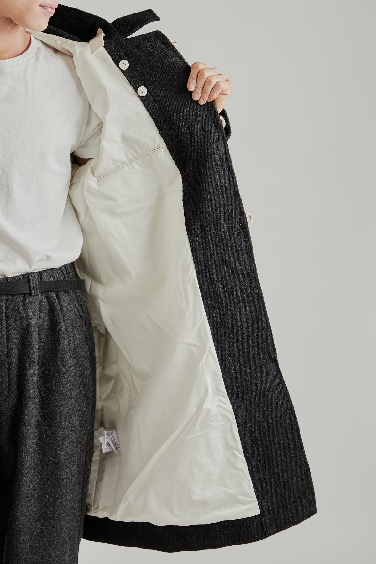 WINDSTOPPER Duffle Coat - Black