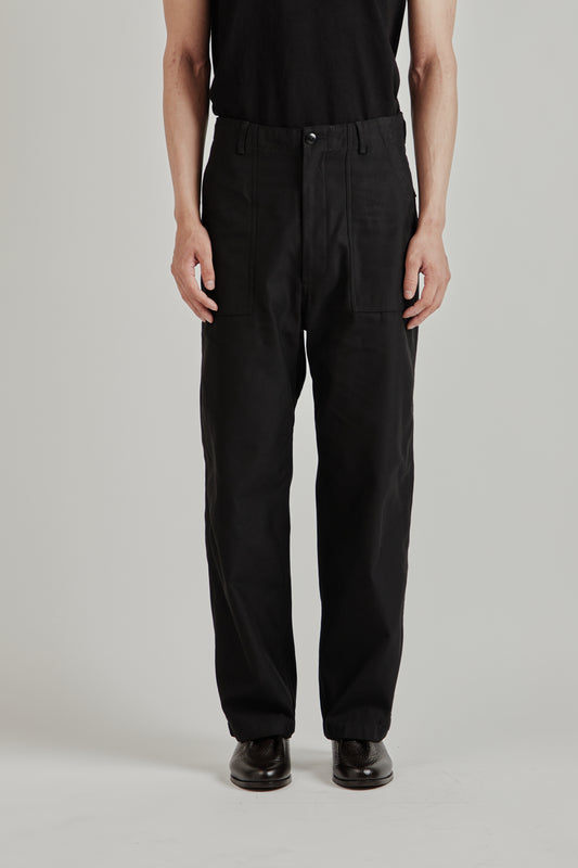 Wide Baker Pants - Black