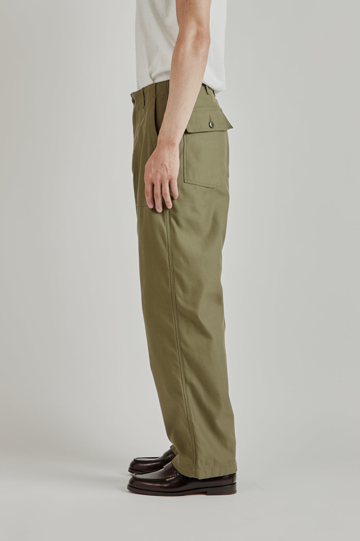 Wide Baker Pants - Khaki