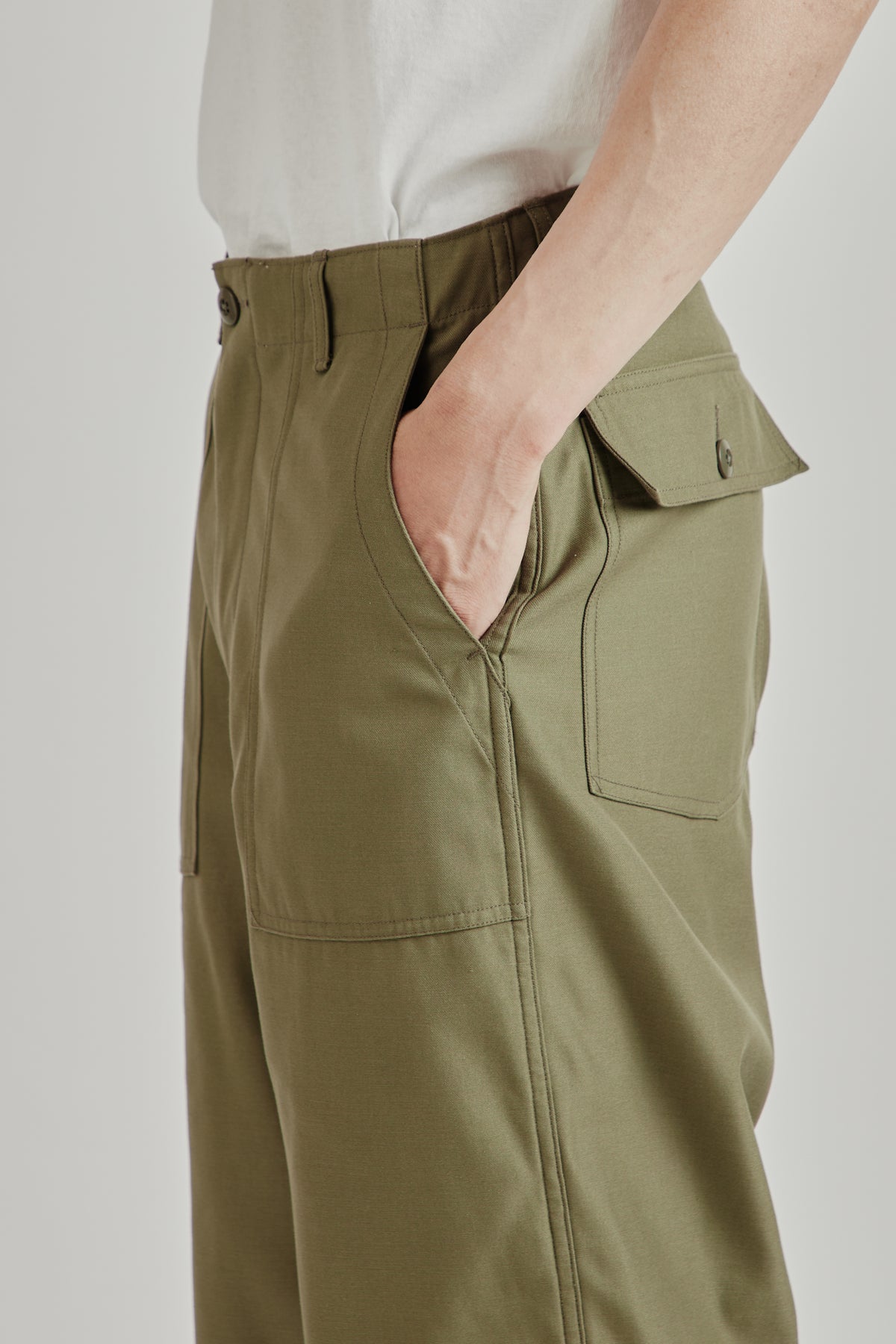 Wide Baker Pants - Khaki