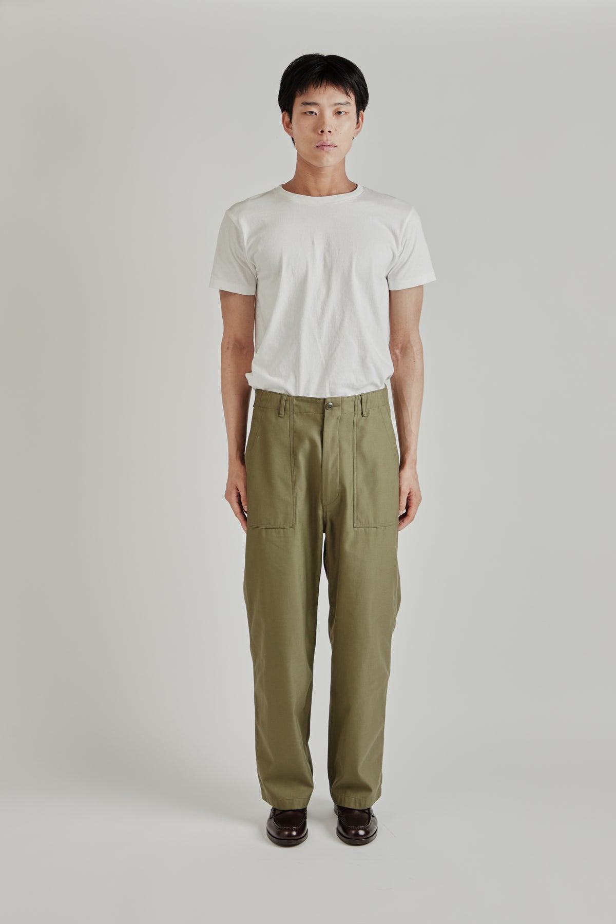 Wide Baker Pants - Khaki