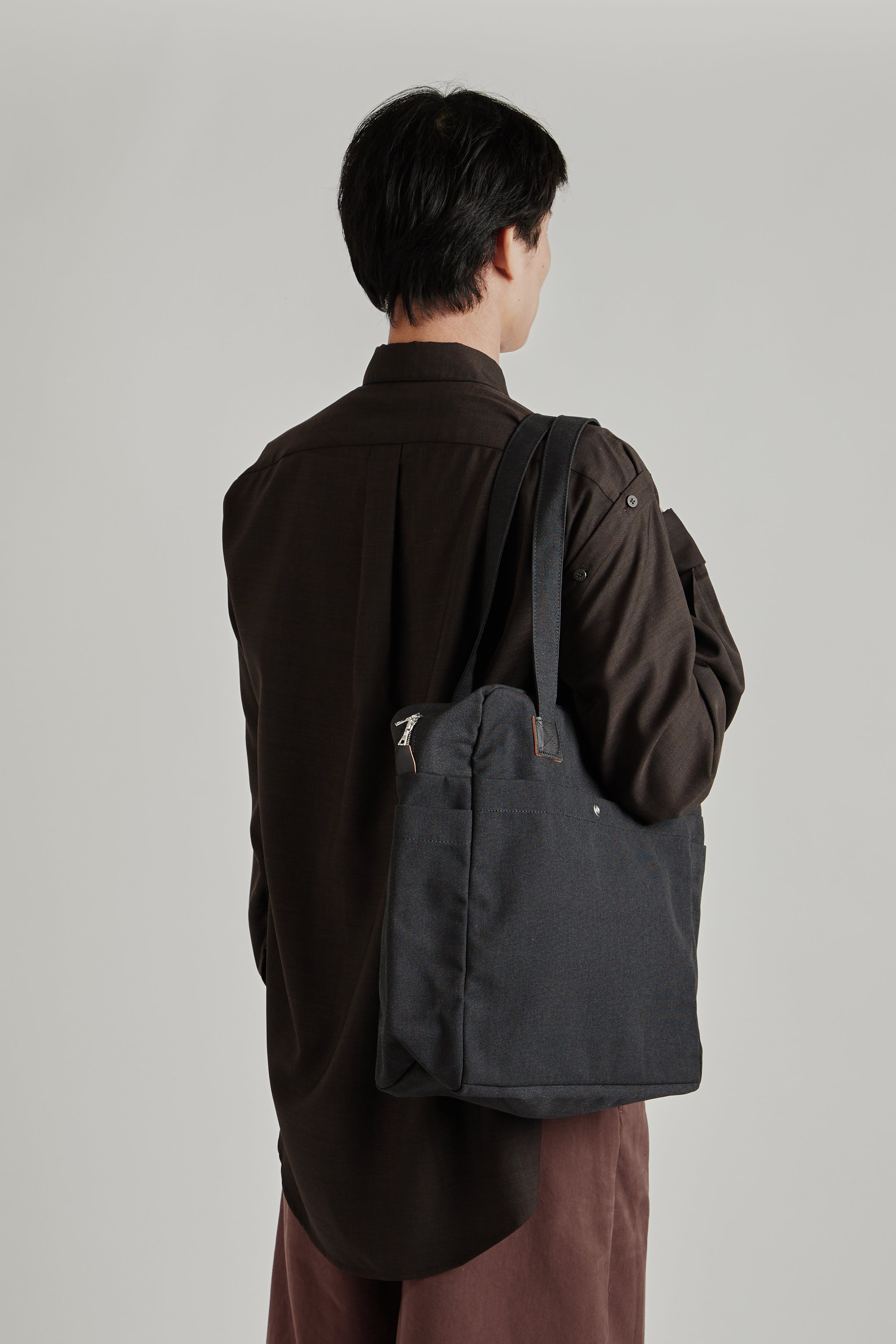 Nanamica Zip Tote Bag - Black | Wallace Mercantile – Wallace
